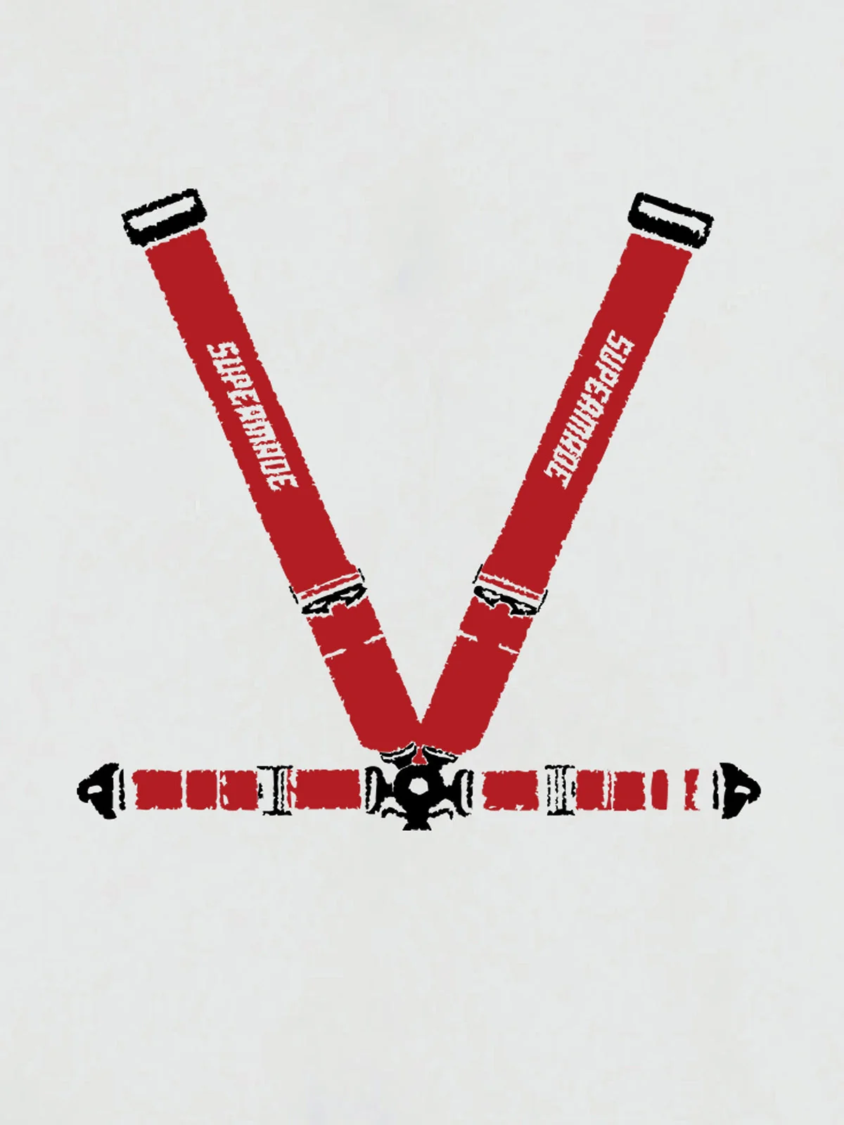 Racing Seat Belt Design Hoodie - Image 3