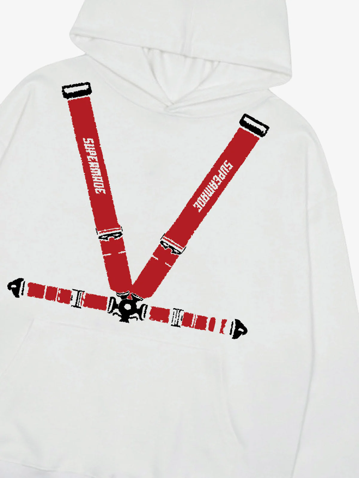 Racing Seat Belt Design Hoodie - Image 5