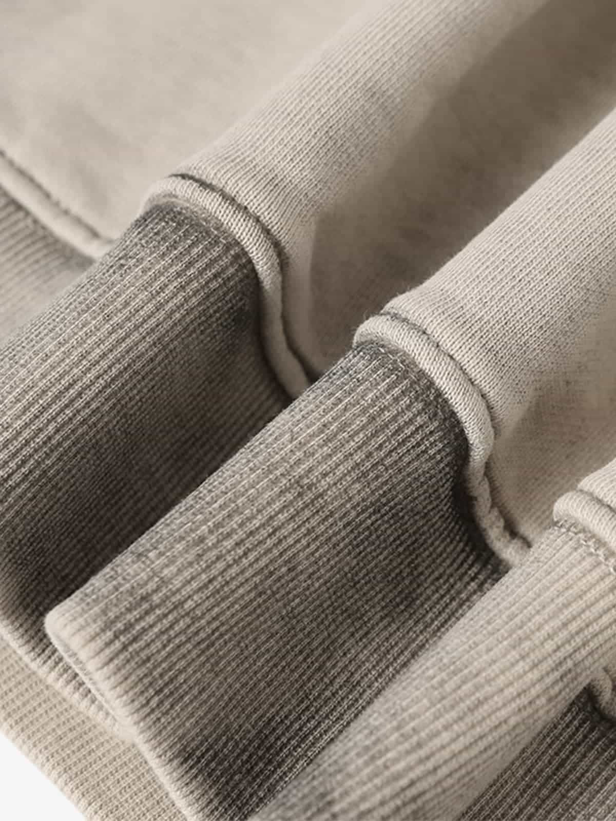 Retro Asymmetric Zip Up Deconstructed Hoodie - Image 11