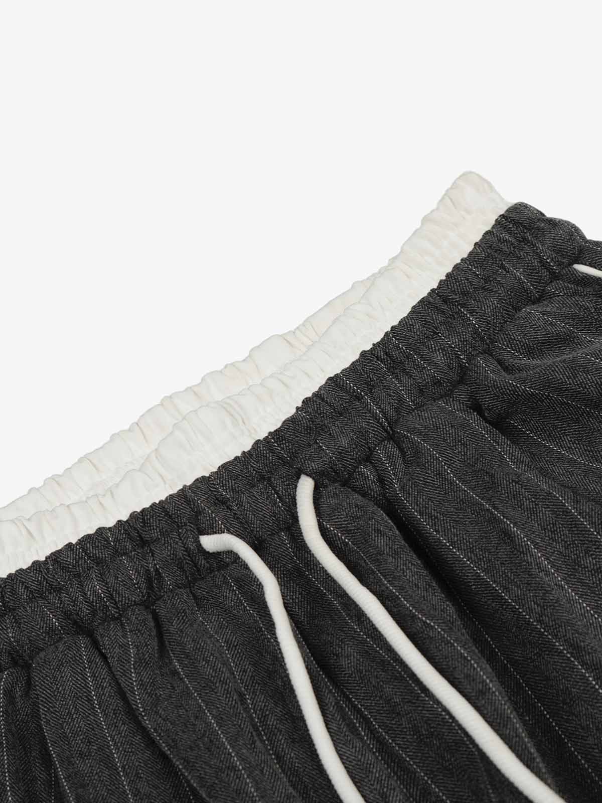 Retro Color-Blocked Striped Stand-Collar Tracksuit - Image 10