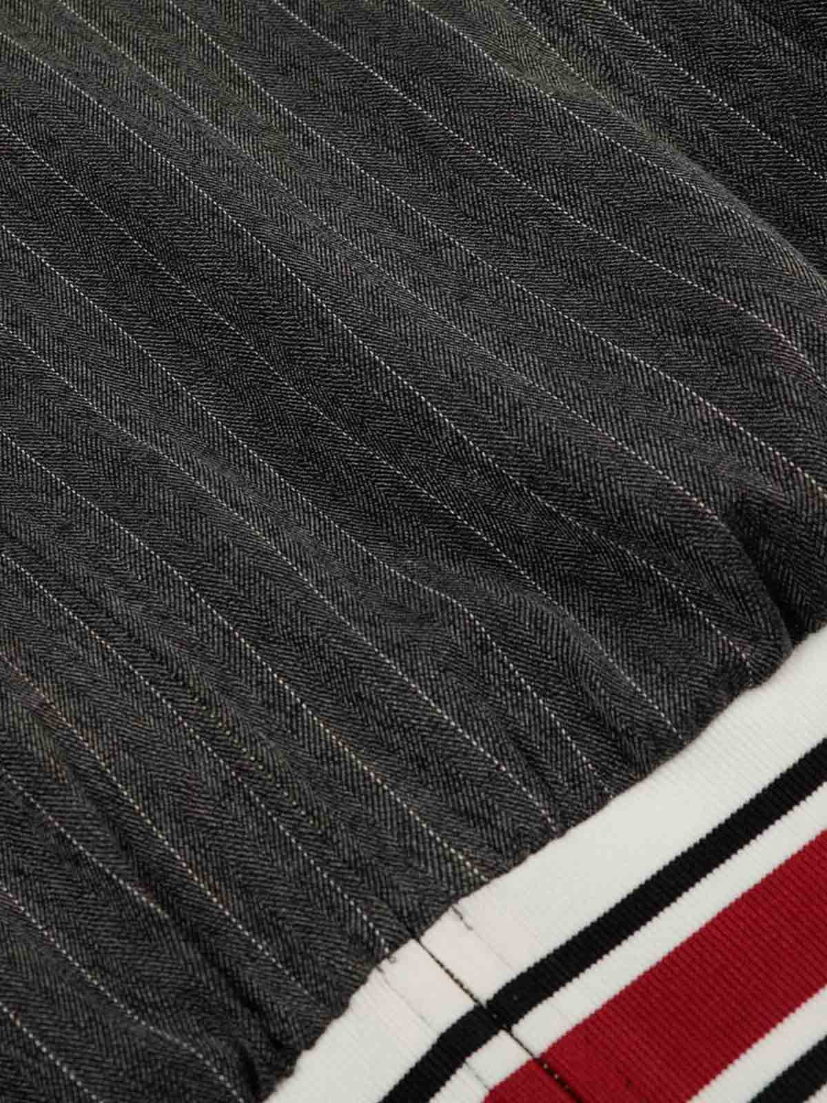 Retro Color-Blocked Striped Stand-Collar Tracksuit - Image 12
