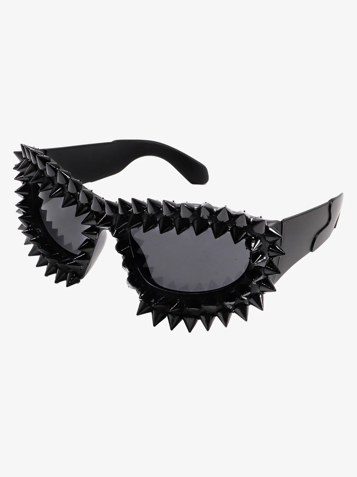 Retro High-Street Multicolor Spike Studded Sunglasses - Image 2