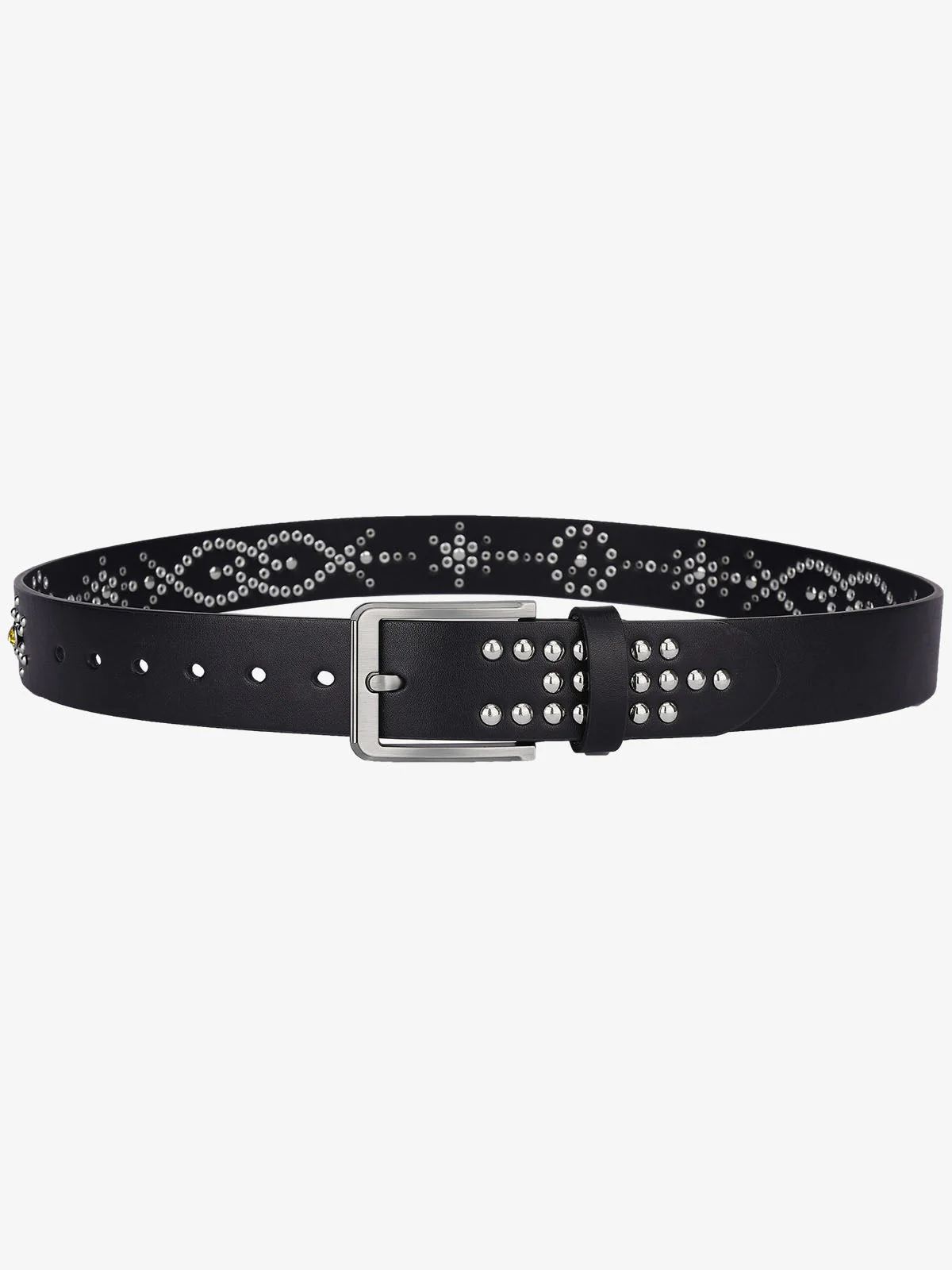 Retro Multicolor Gem Studded PU Belt - Image 4
