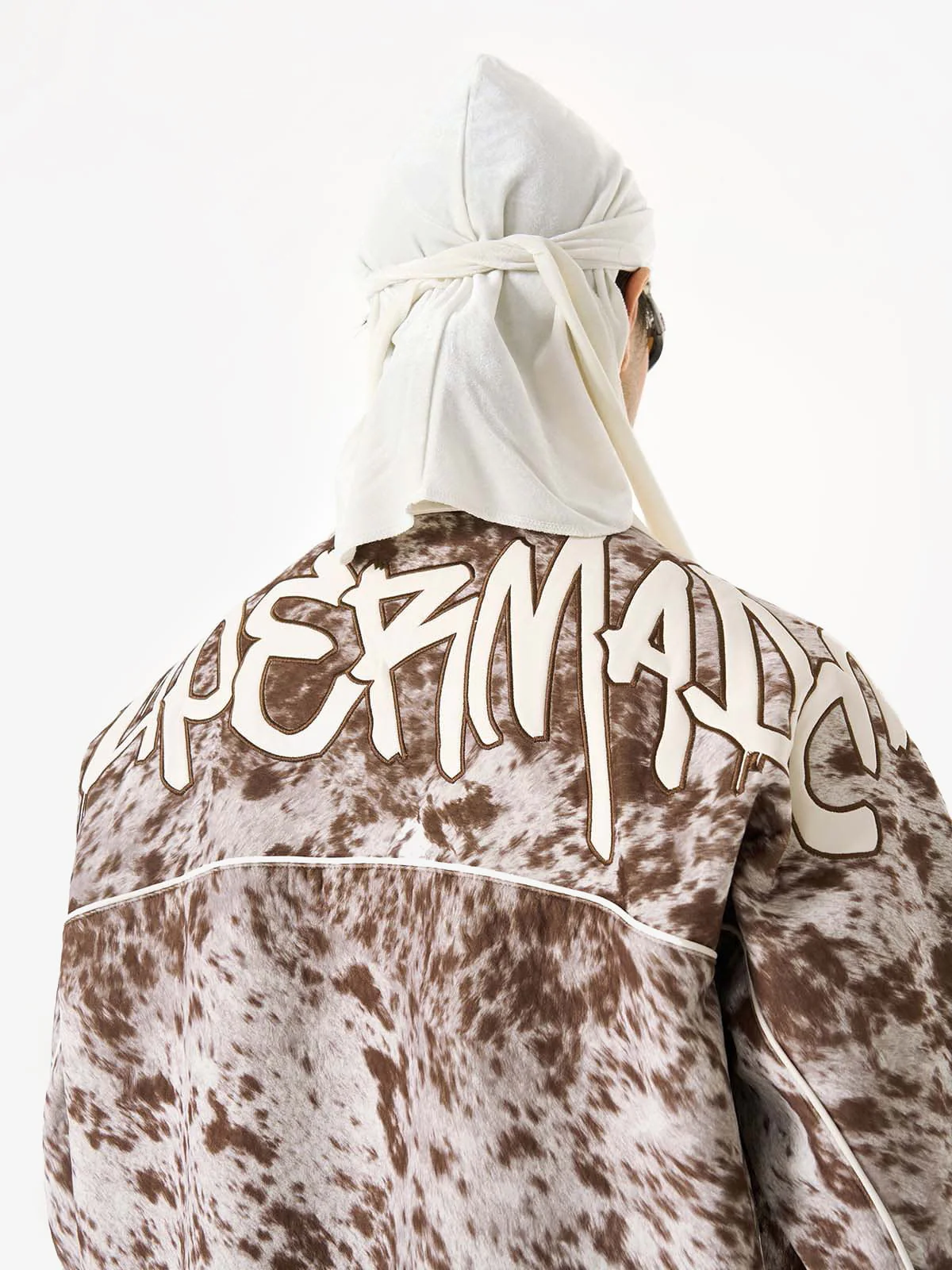 Retro Statement Snow Leopard Fleece Jacket - Image 10