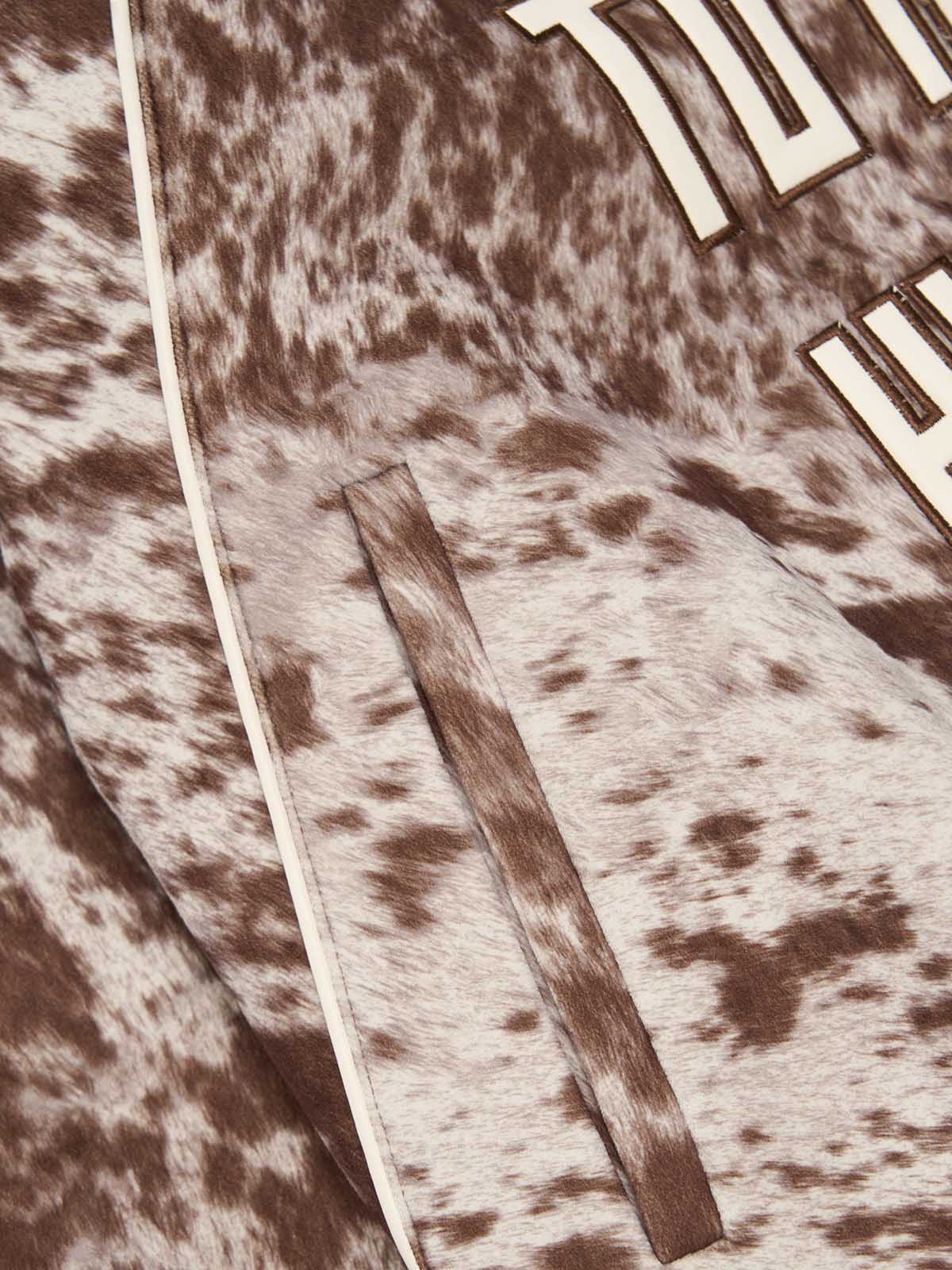 Retro Statement Snow Leopard Fleece Jacket - Image 17