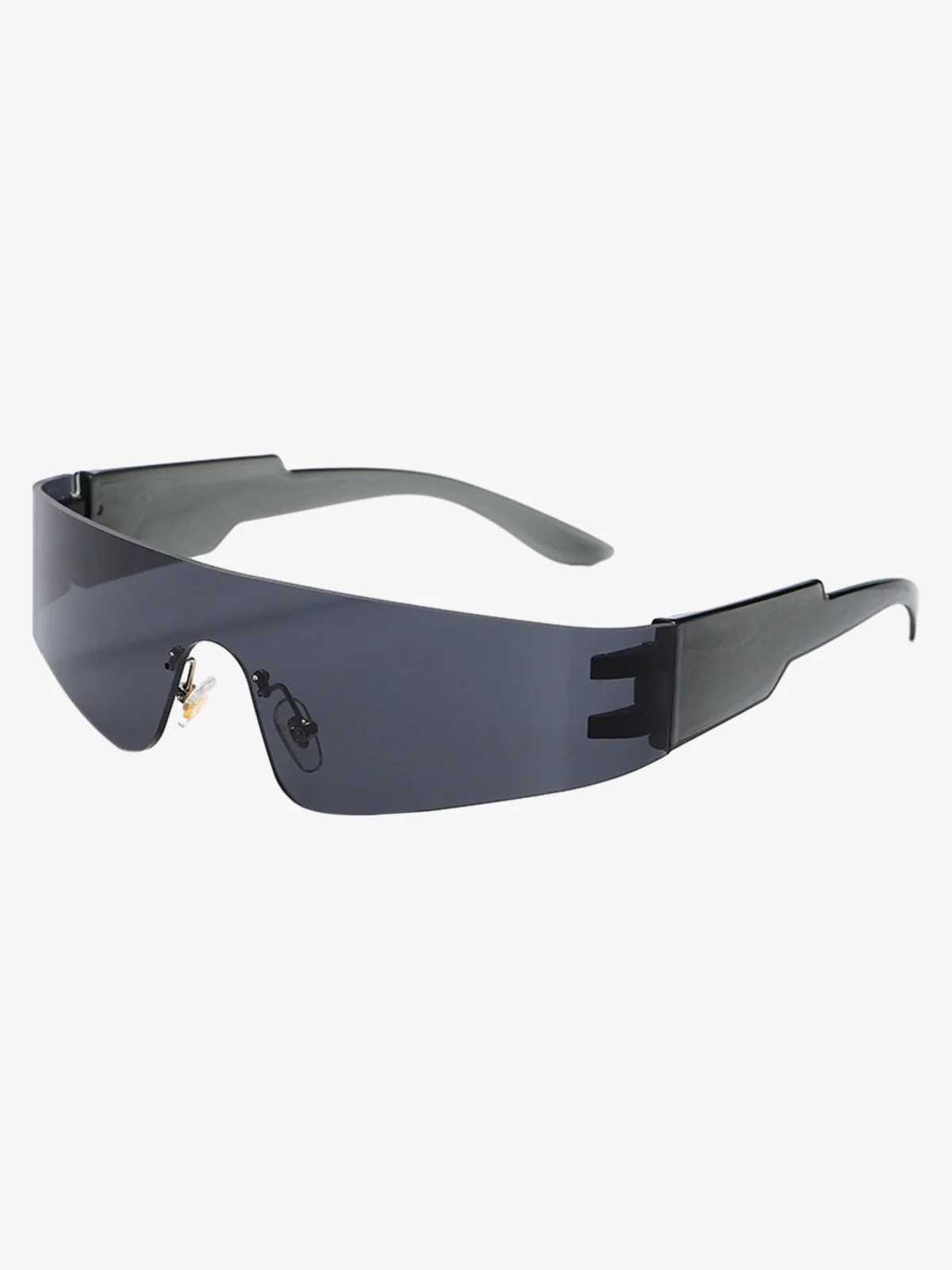 Retro Street Punk Integrated Sports Sunglasses - Image 3