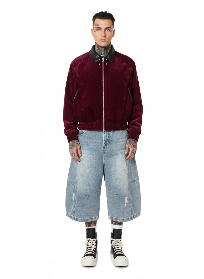 Retro Velvet Luxury Lapel Jacket - Image 4