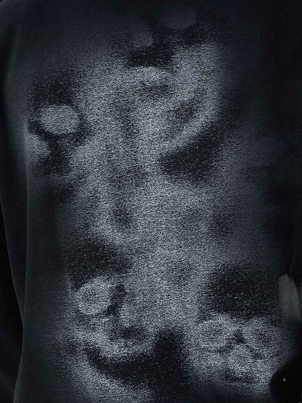 Rhinestone Letter Airbrush Graphic Pullover Hoodie - Image 11