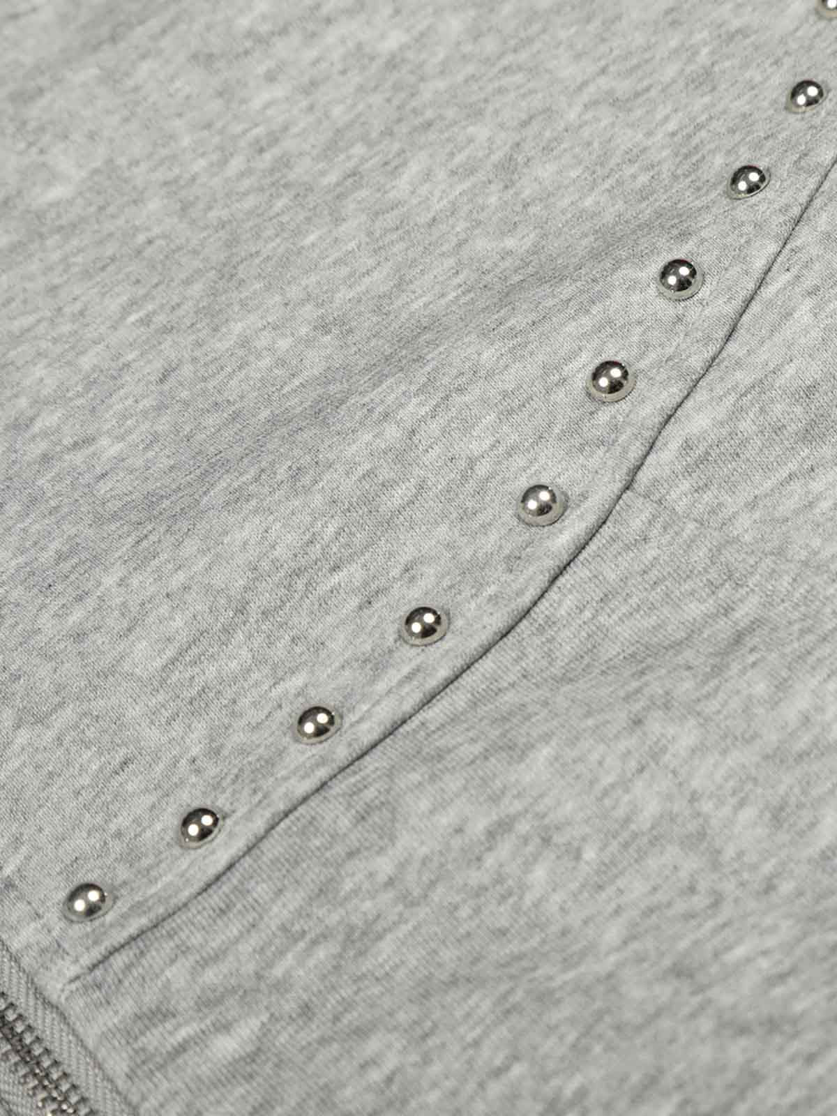 Rivet Detail Fleece Zip Up Hoodie - Image 16