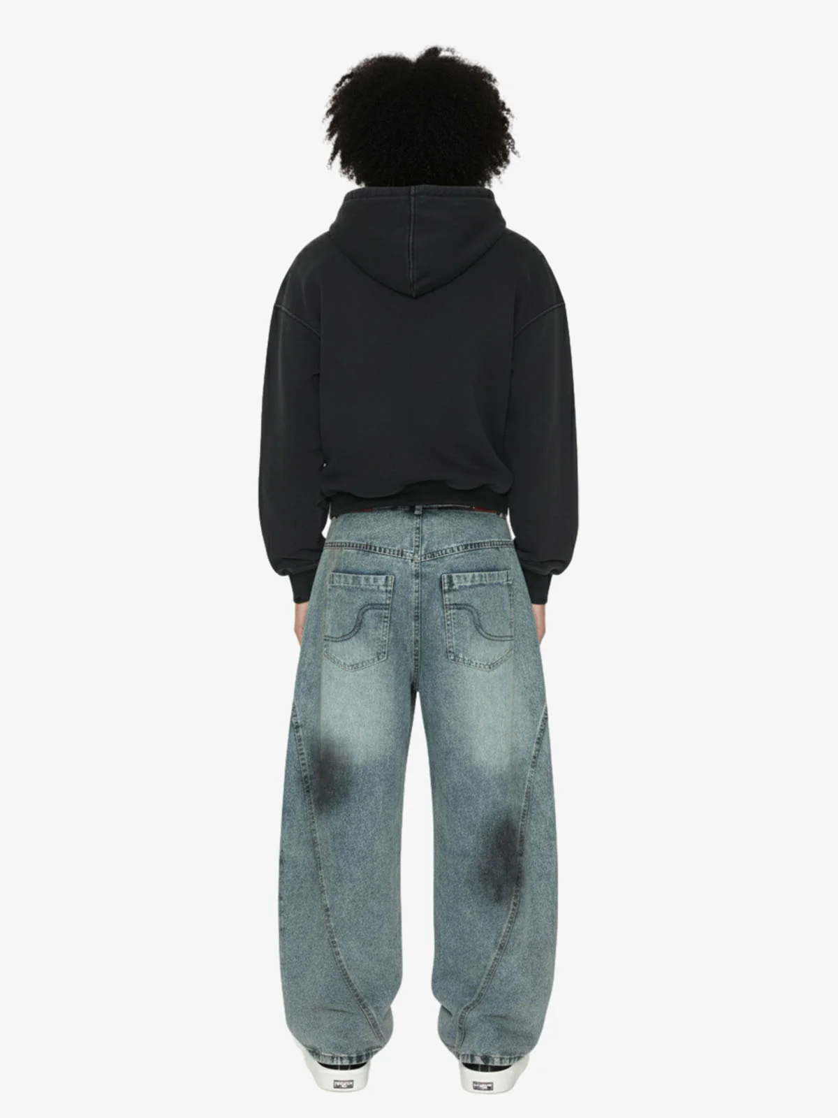 Rivet Detail Fleece Zip Up Hoodie - Image 5