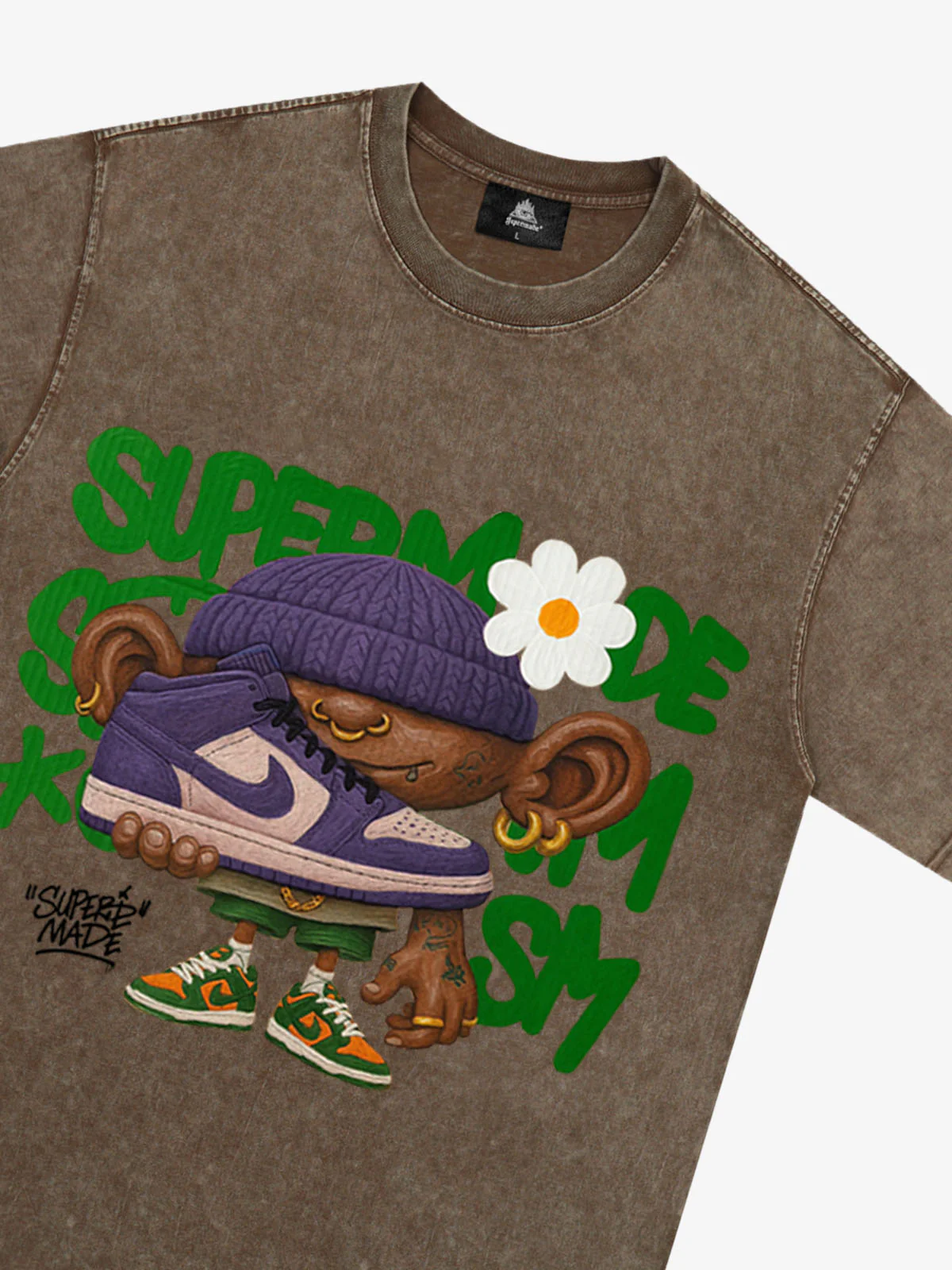 Street Cartoon Sneaker Graffiti Sneaker T-shirt - Image 28