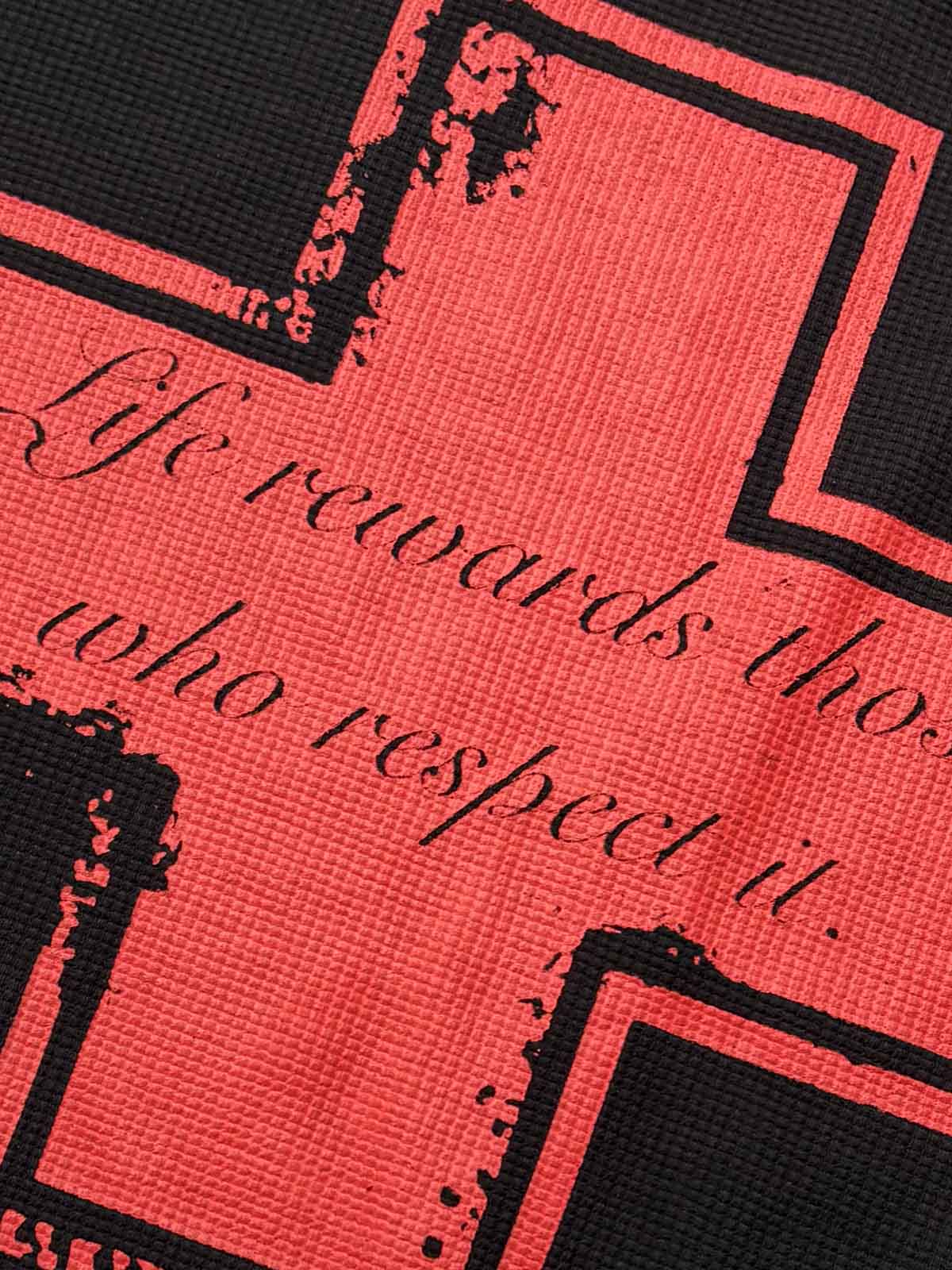 Street Cross Lettering Print Long-Sleeved T-Shirt - Image 13