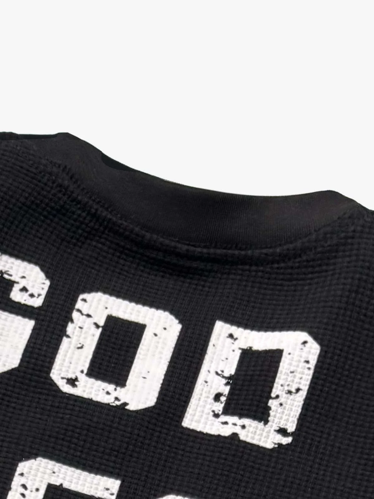 Street Cross Lettering Print Long-Sleeved T-Shirt - Image 18
