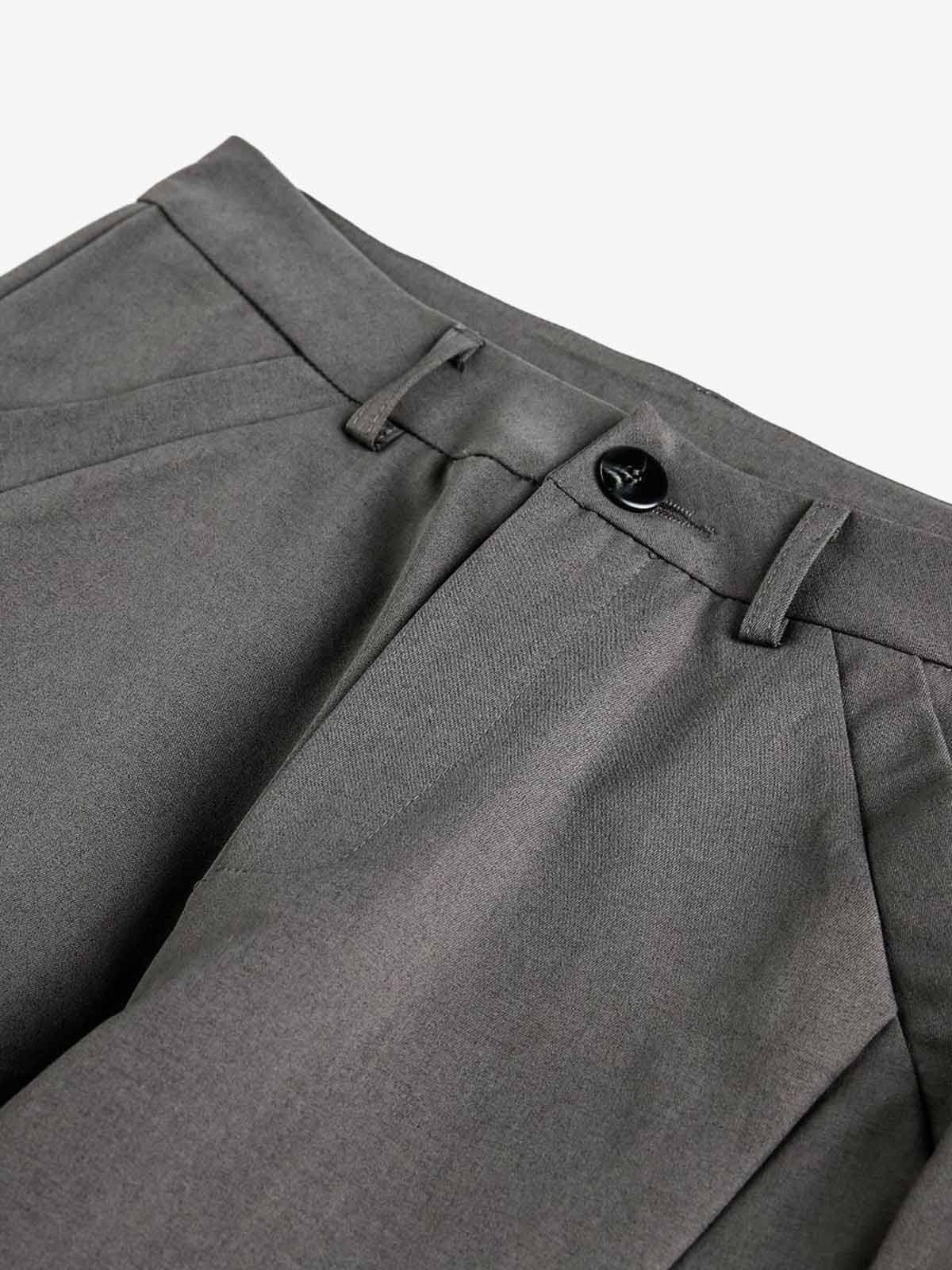 Street Deconstruction Split Casual Suit Pants - Image 5