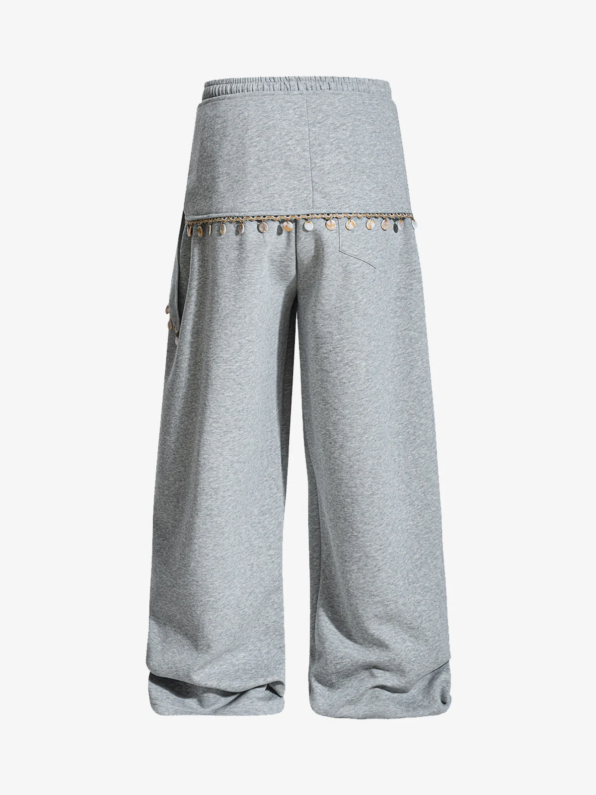 Street Detachable Flap Lace-up Jogger Pants - Image 3