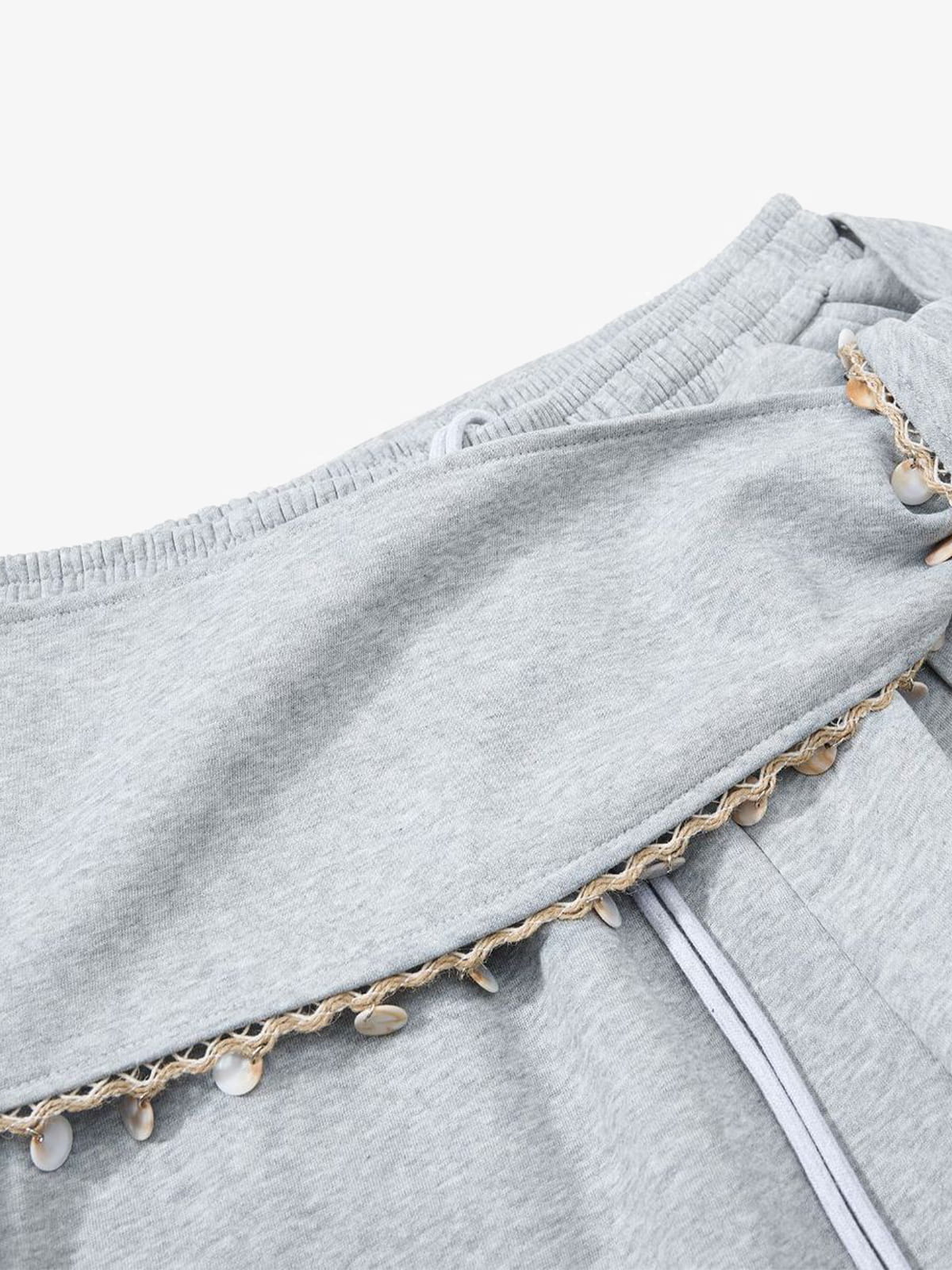 Street Detachable Flap Lace-up Jogger Pants - Image 8