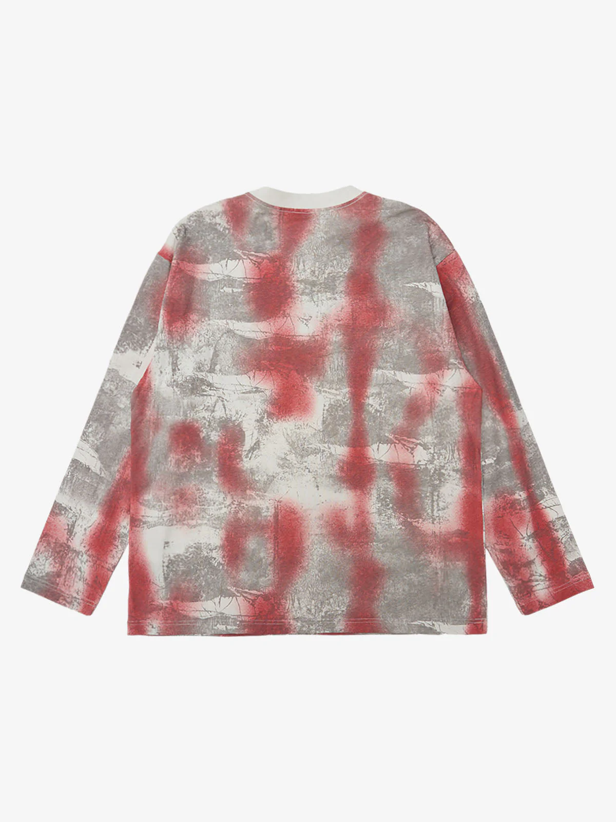Street Dirty Bye Gradient Design Long-Sleeved T-Shirt - Image 2