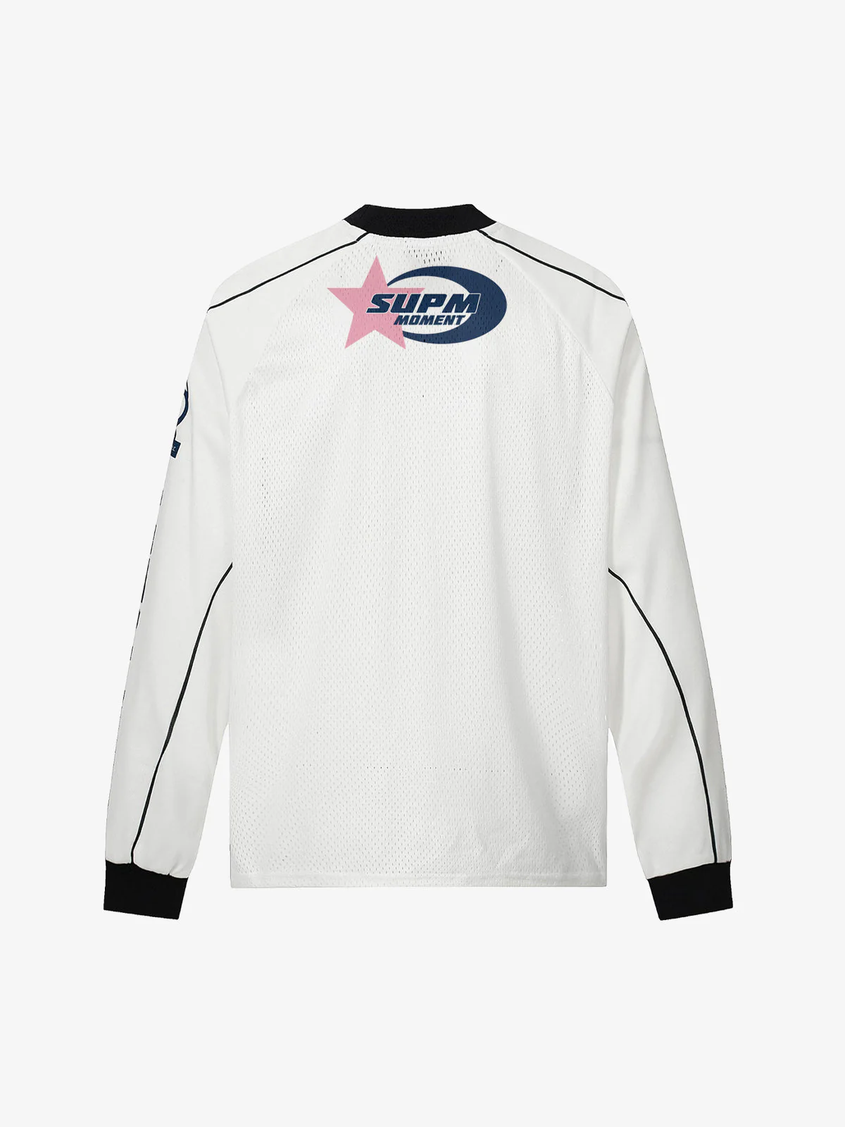 Supermade Jersey Graffiti Letter Long Sleeve T-Shirt - Image 2