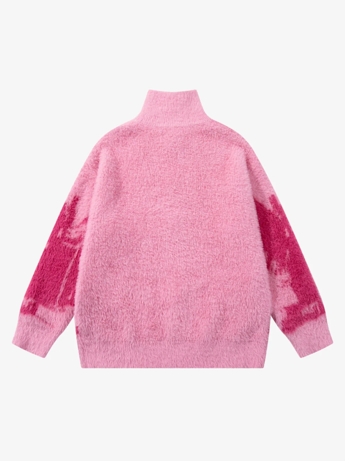 Street Subculture Angel Jacquard Cardigan Sweater - Image 8