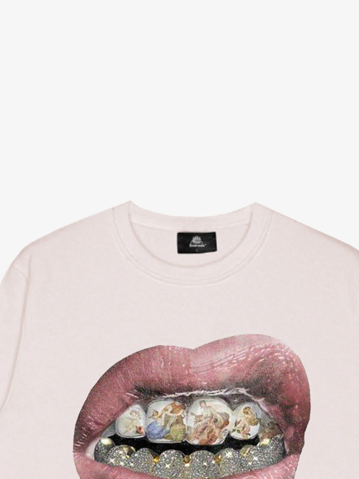 Streetwear Hip-Hop Gold Mouth Print Sweatshirt - Image 3