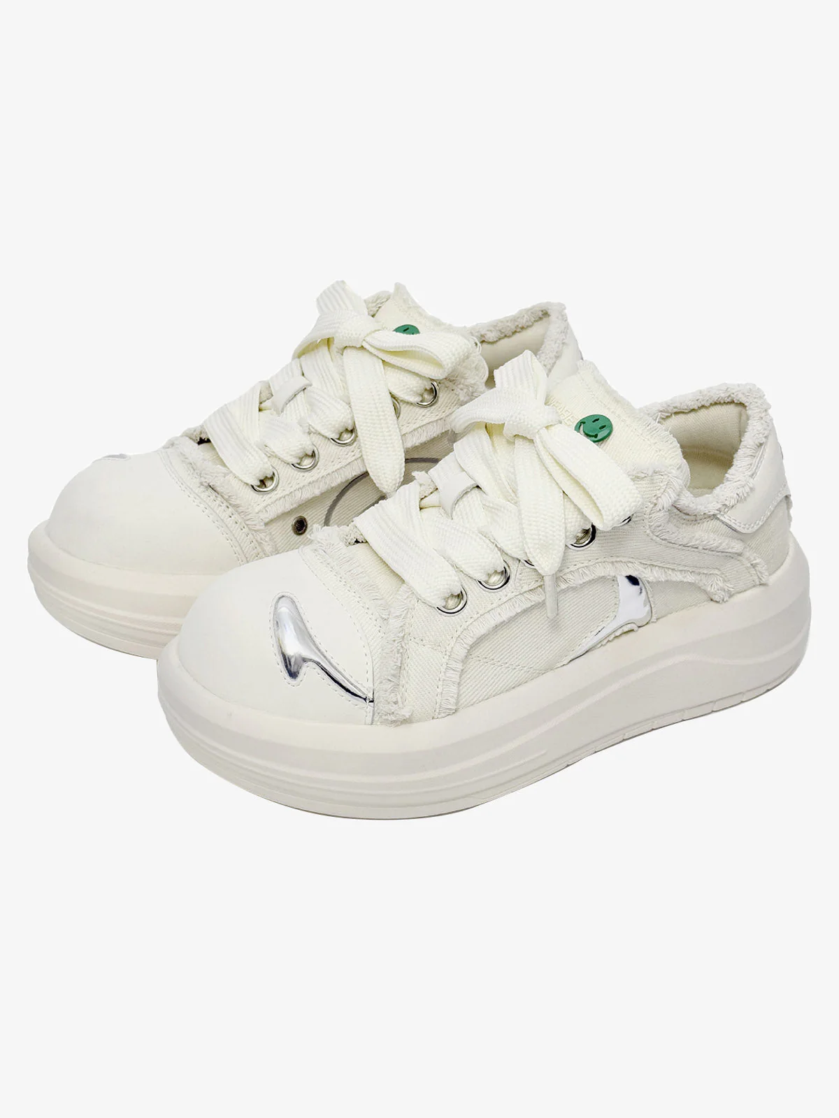 Street Deconstructed Split Whisker Sneakers - Image 3