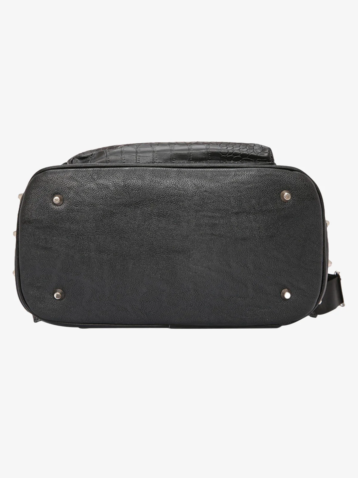 Rivet Crocodile-Print Backpack - 2464 - Image 8