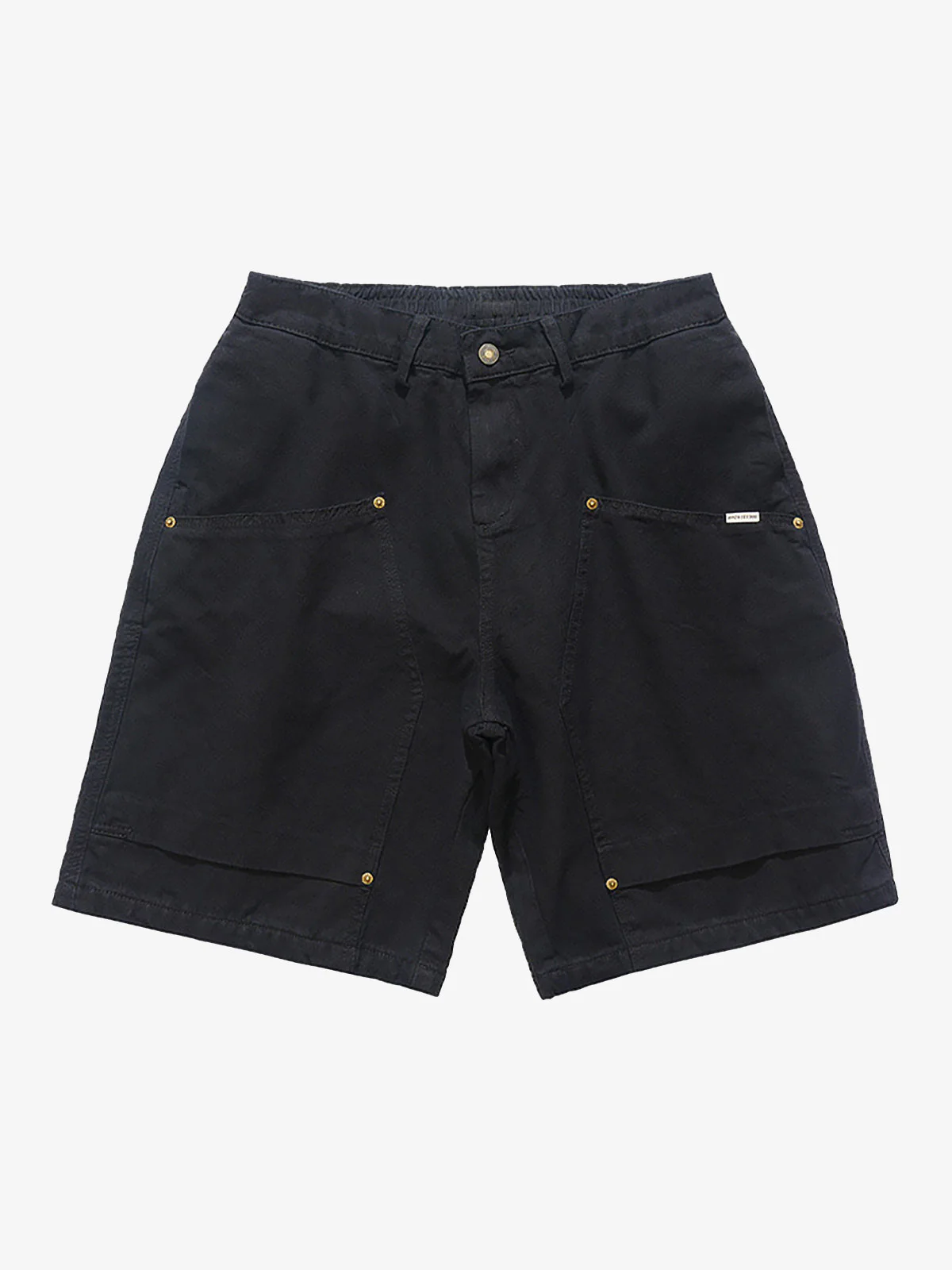 Retro Structured  Design Cargo Shorts - Image 2