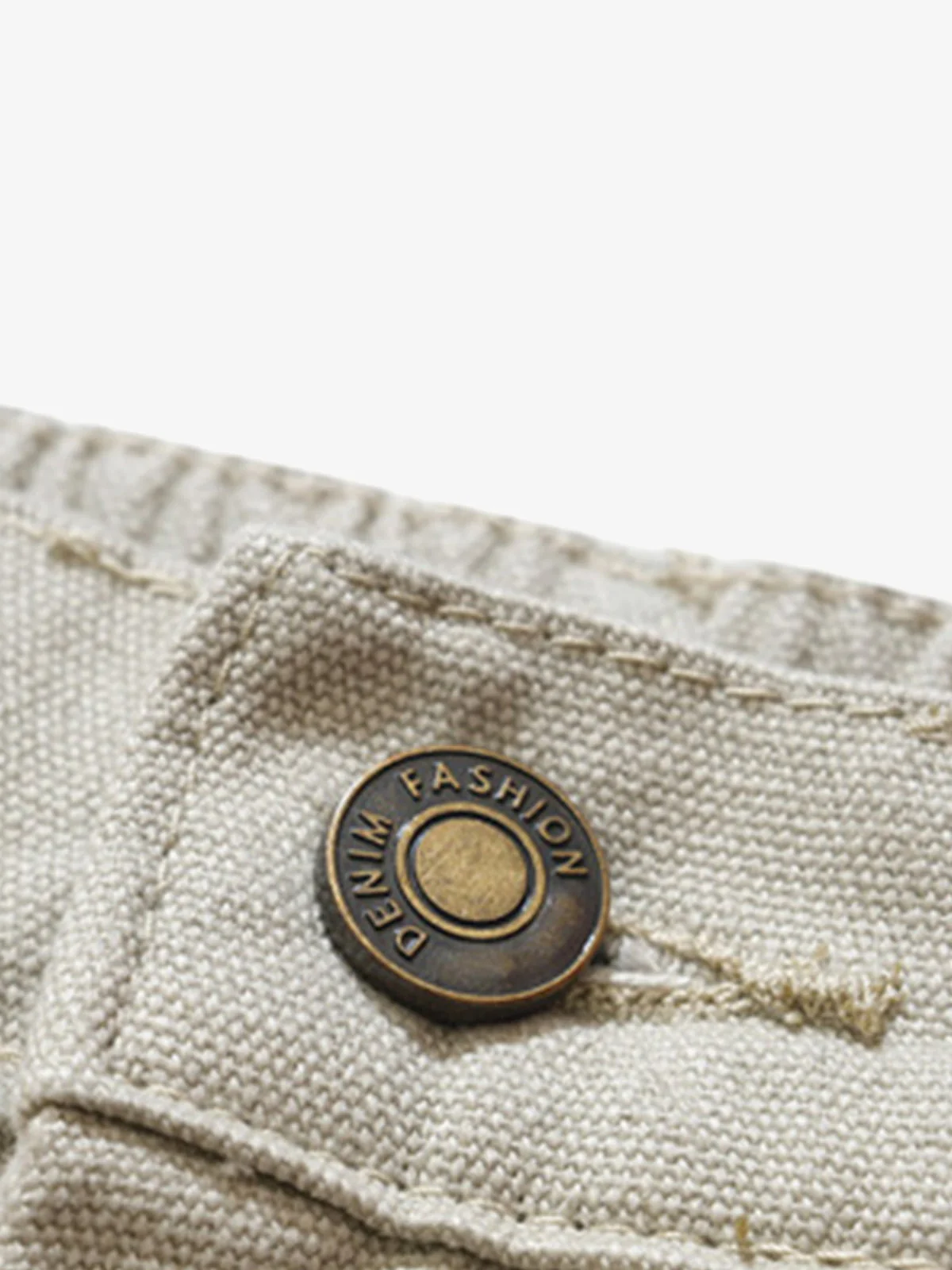 Retro Structured  Design Cargo Shorts - Image 7