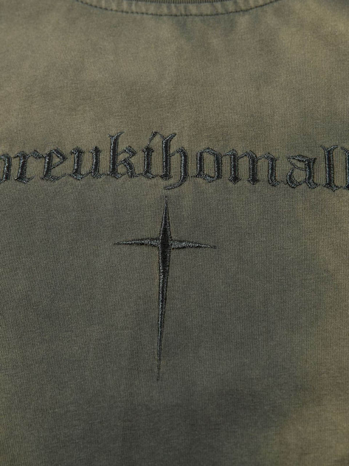 Oversized Cross and Studed T-Shirt - Image 11