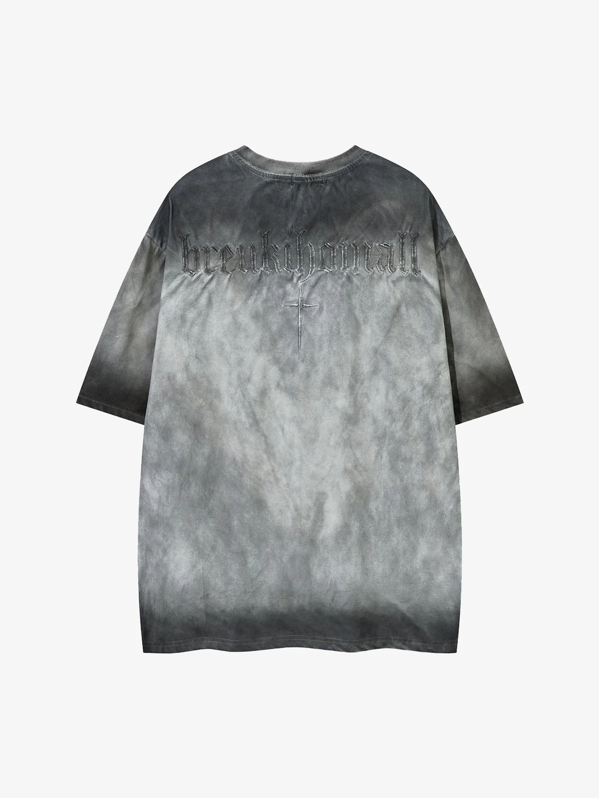 Oversized Cross and Studed T-Shirt - Image 5