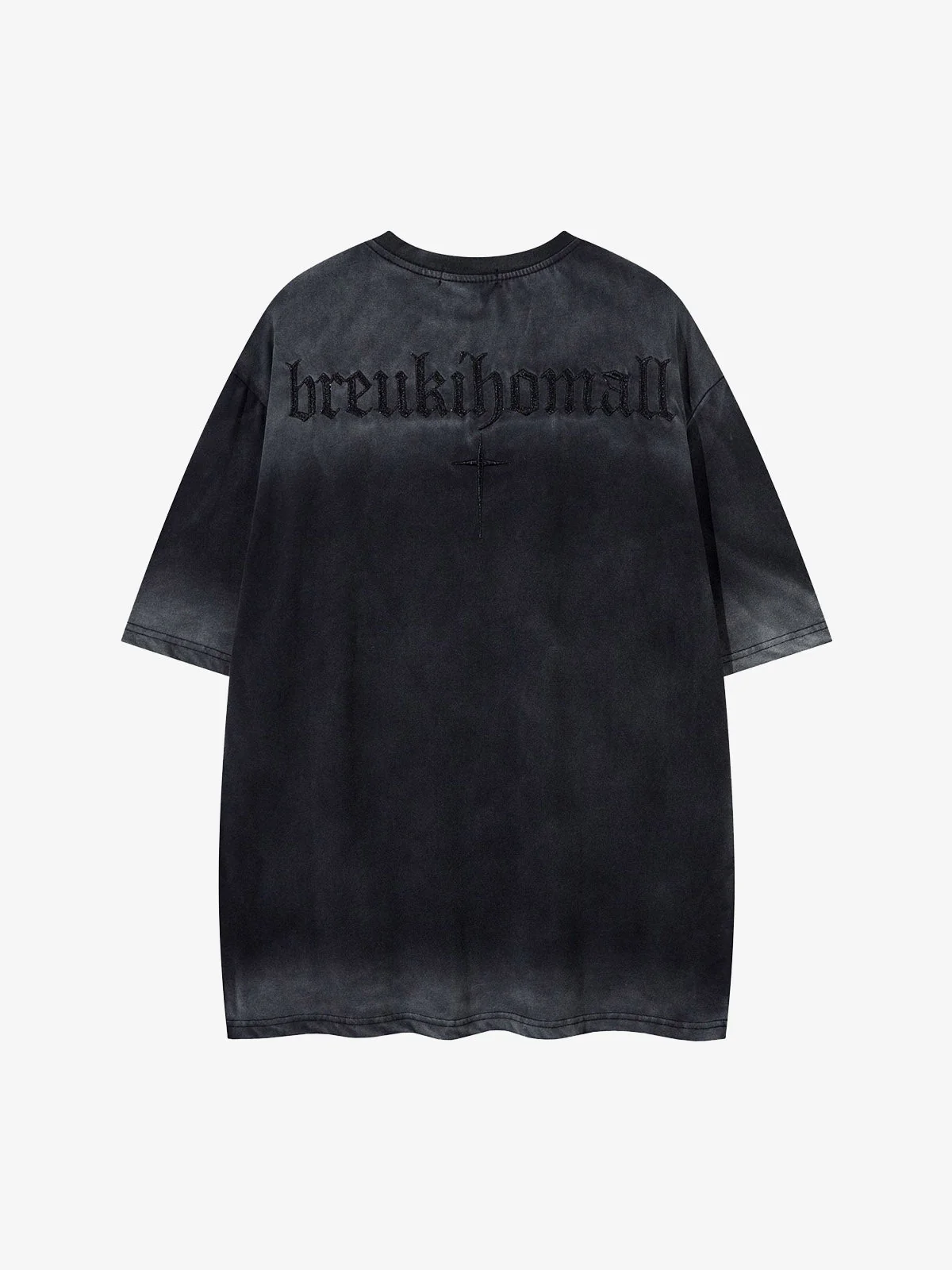 Oversized Cross and Studed T-Shirt - Image 6