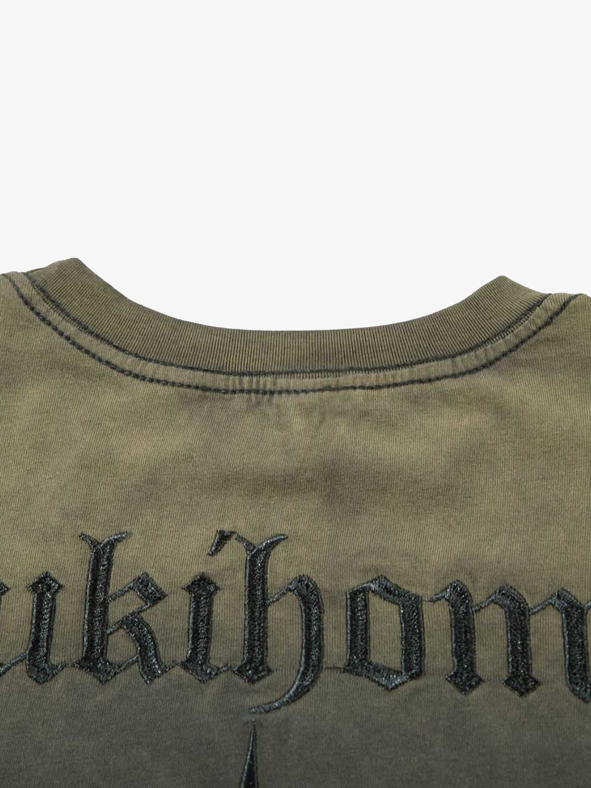 Oversized Cross and Studed T-Shirt - Image 9