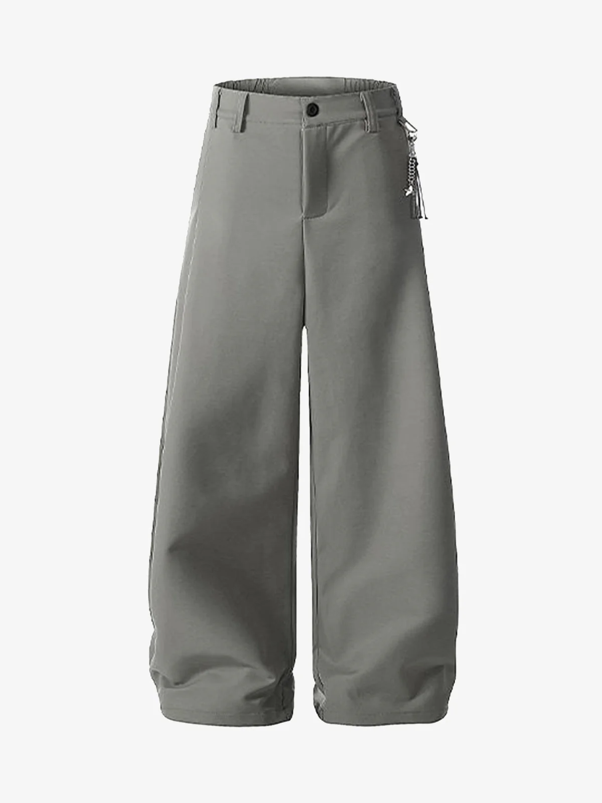 Elastic Waistband Barrel Pants - 2425