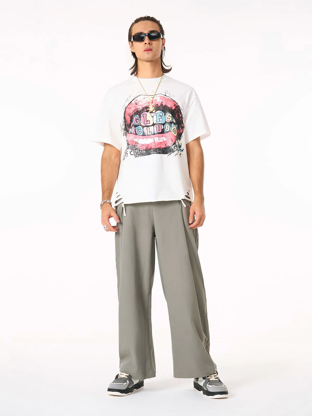Elastic Waistband Barrel Pants - 2425 - Image 7