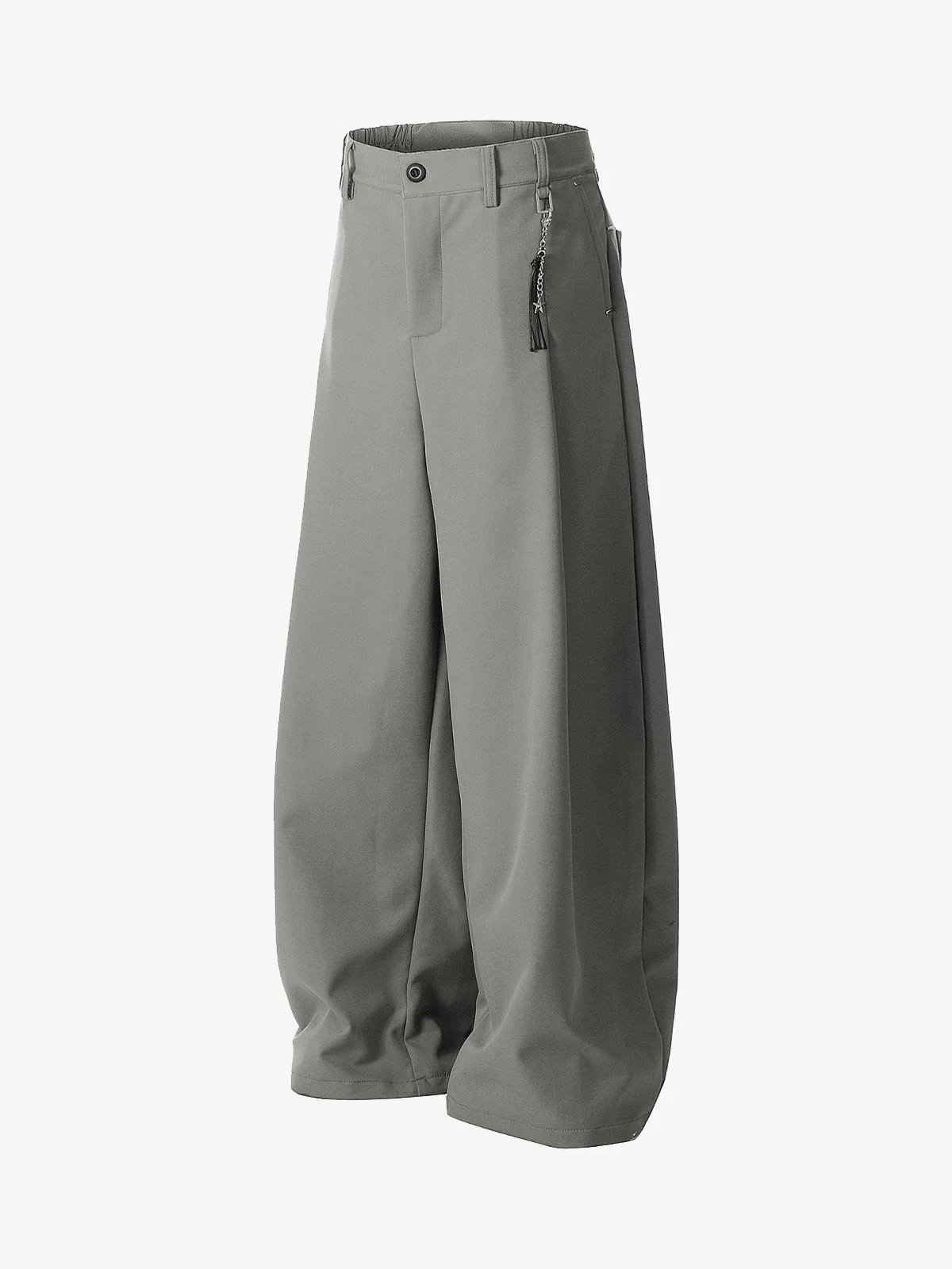 Elastic Waistband Barrel Pants - 2425 - Image 8