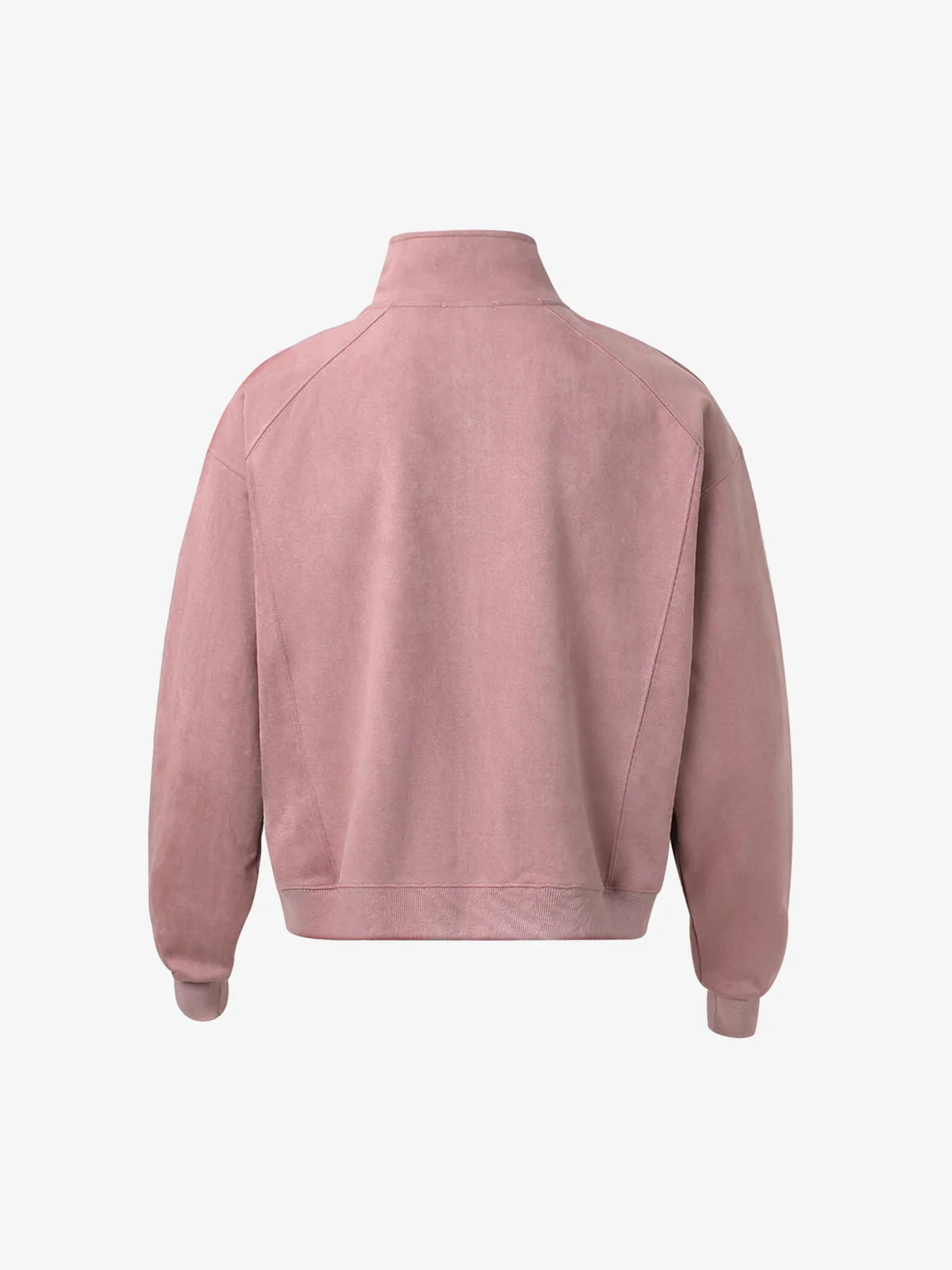 Suede Embroidered Zippered Short Jacket - Image 2