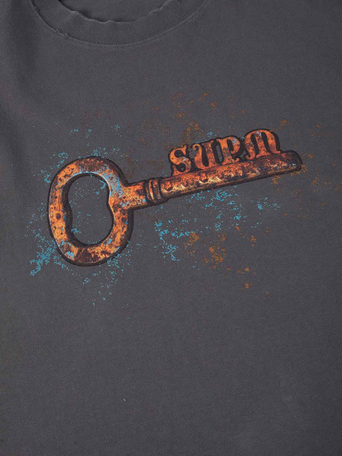 Supermade Rusty Metal Key Print T-Shirt - Image 16