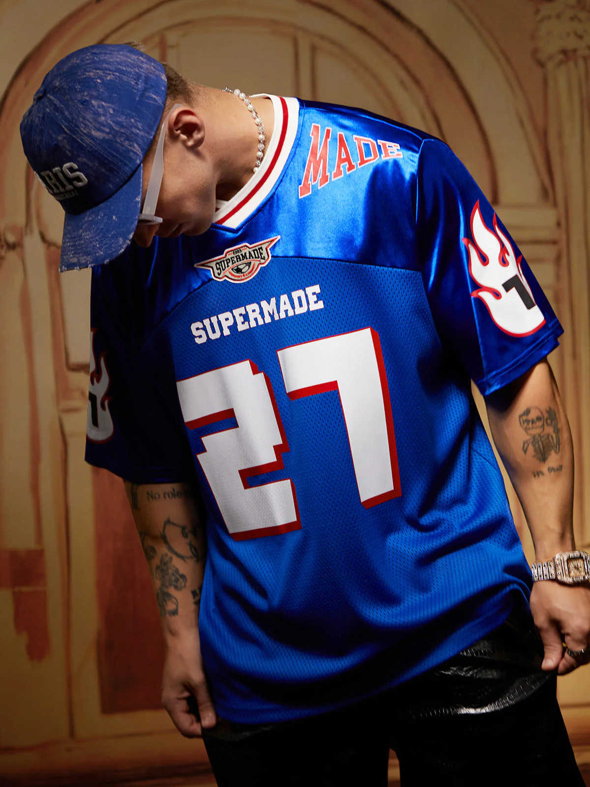 Original Contrast Color Sports Jersey T-Shirt - Image 6