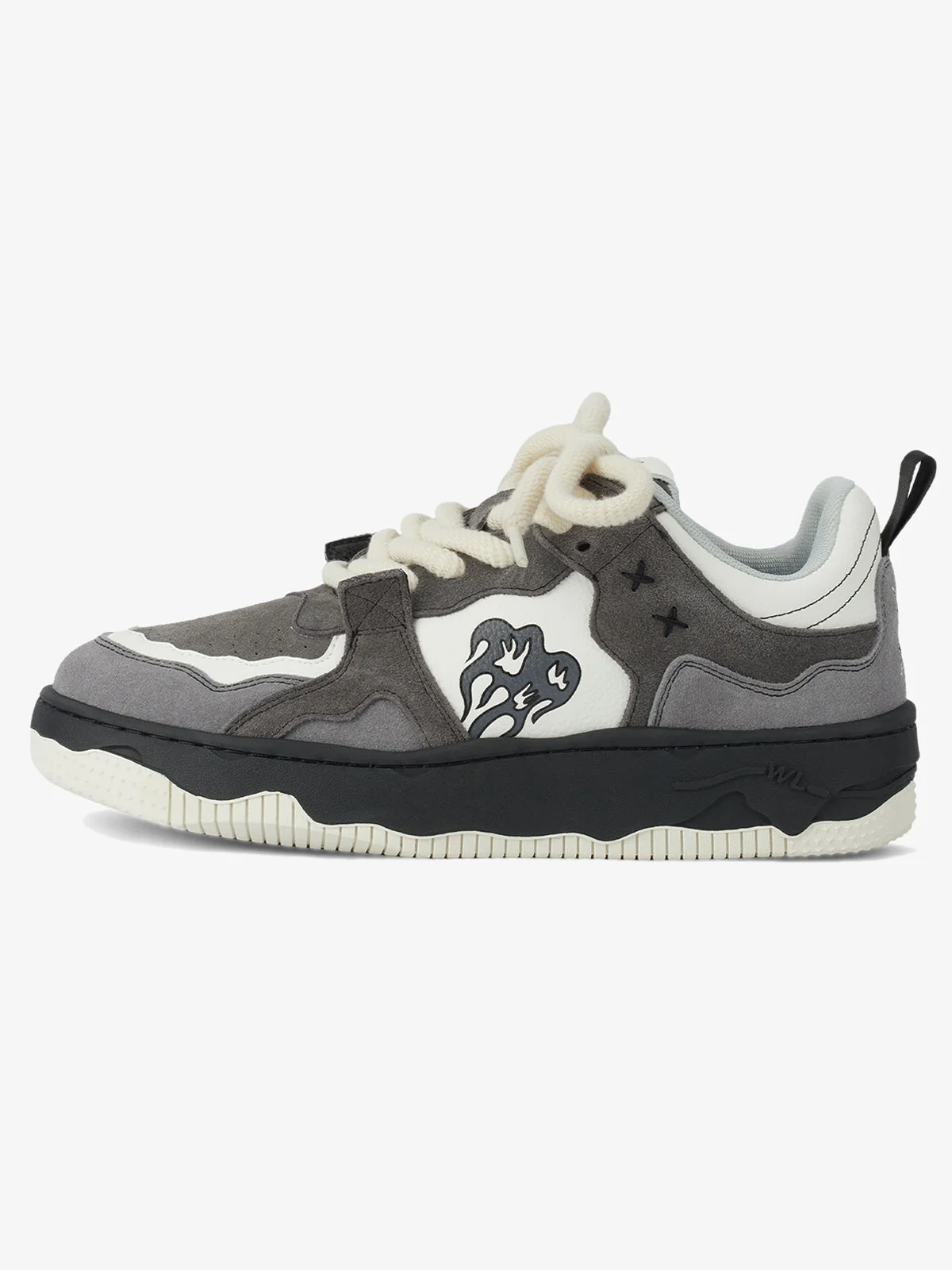 Monochrome Shadowwave Heavy-Duty Street Sneakers-1507 - Image 10