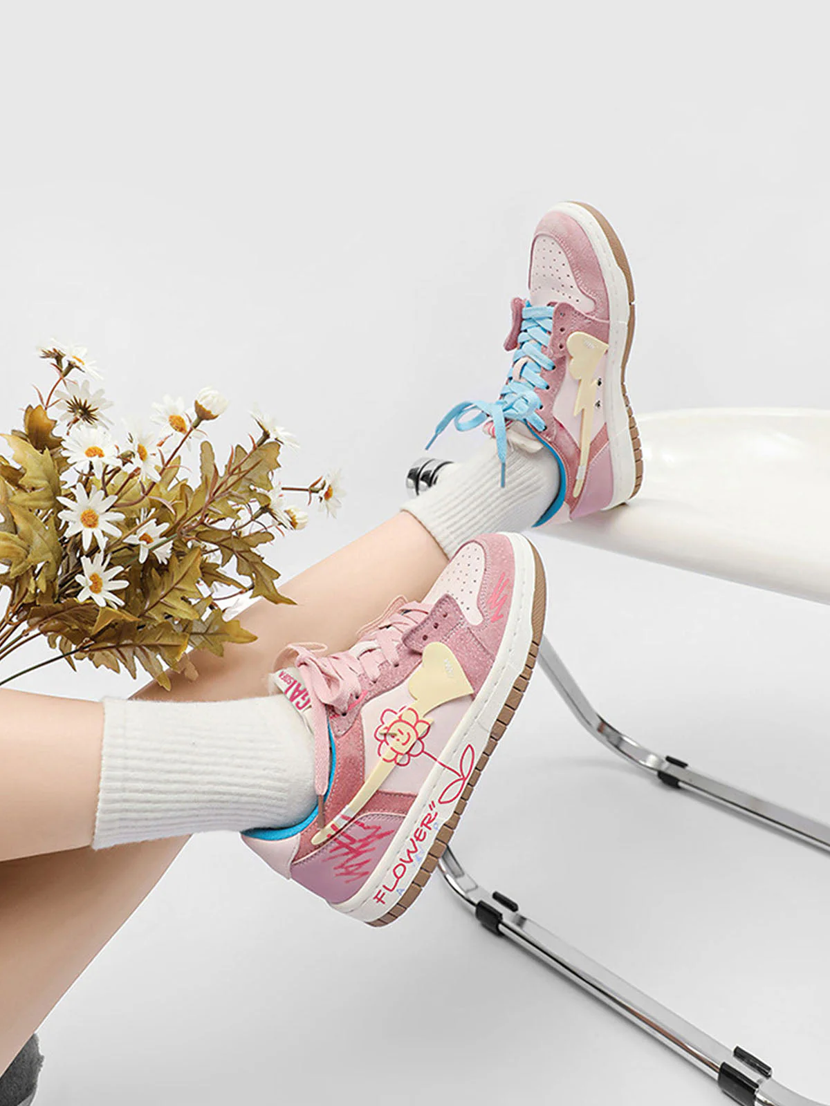 Sunflower Hip-Hop Skate Shoes - 2205 - Image 8