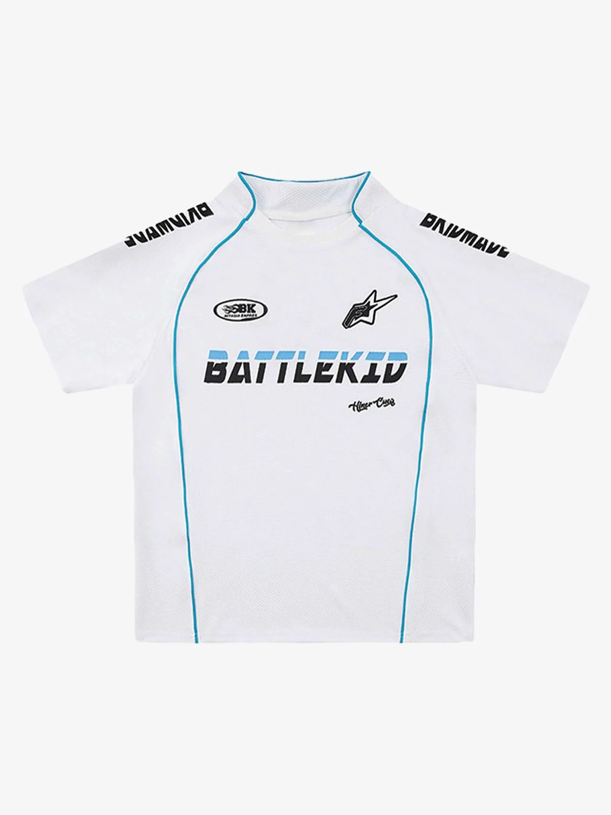 Thesupermade Racing Style Niche T-shirt - 1641 - Image 2