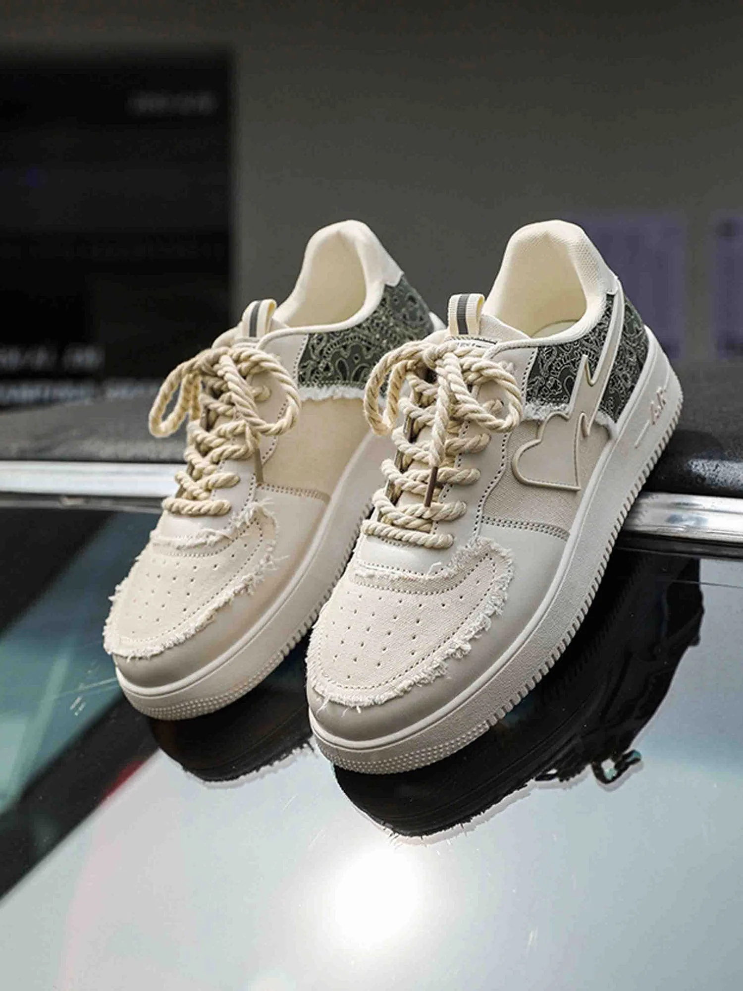 Thesupermade Retro High Street Men's Low Top Skate Shoes-1471 - Image 6