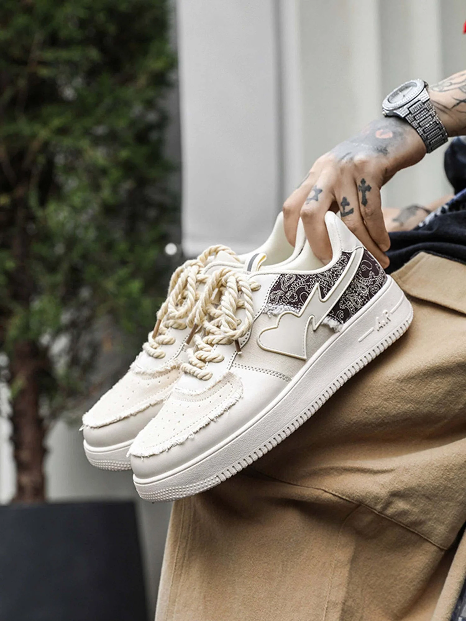 Thesupermade Retro High Street Men's Low Top Skate Shoes-1471 - Image 9