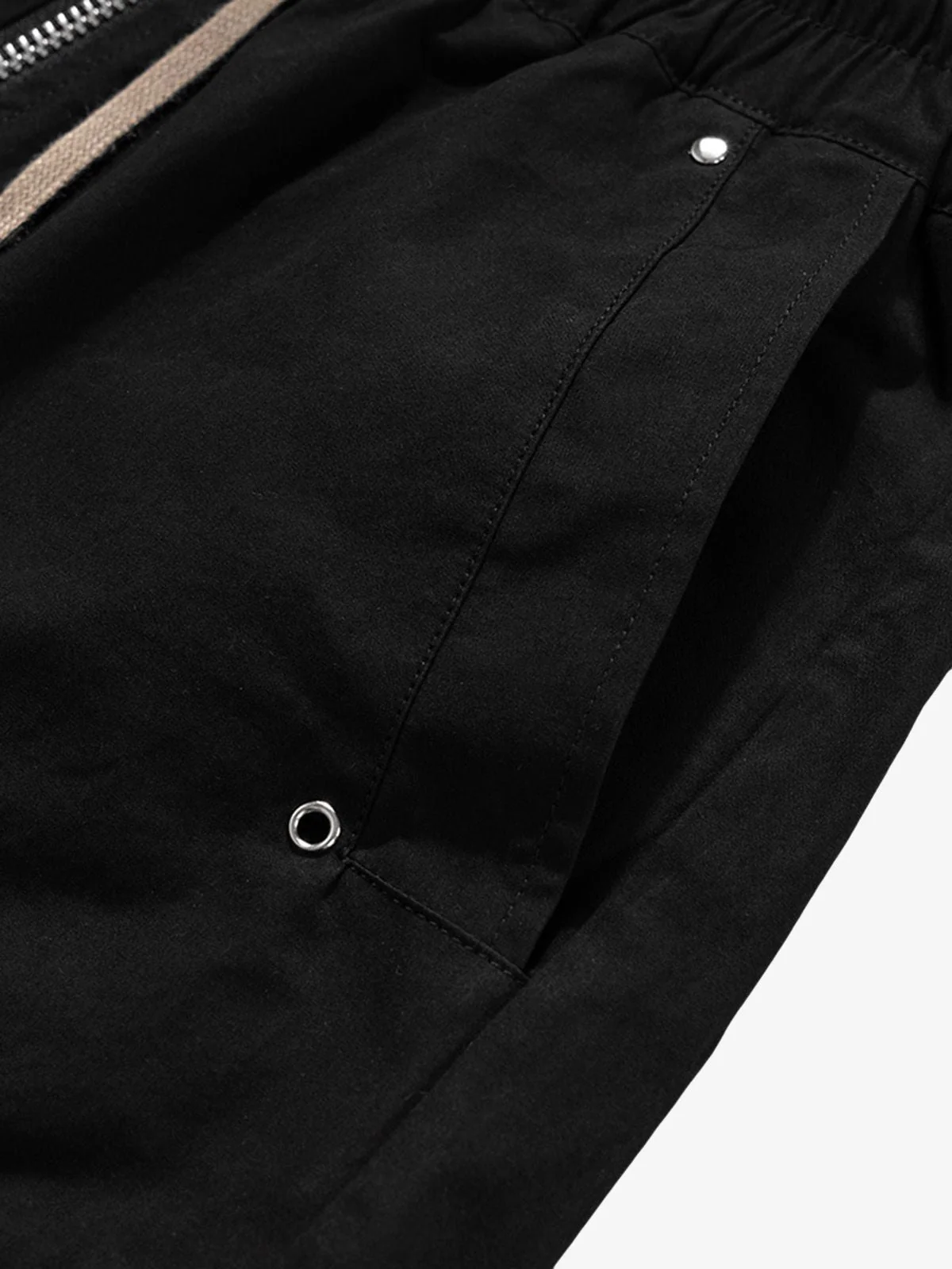 Woven Multi-Pocket Baggy Flared Pants - 2321 - Image 10
