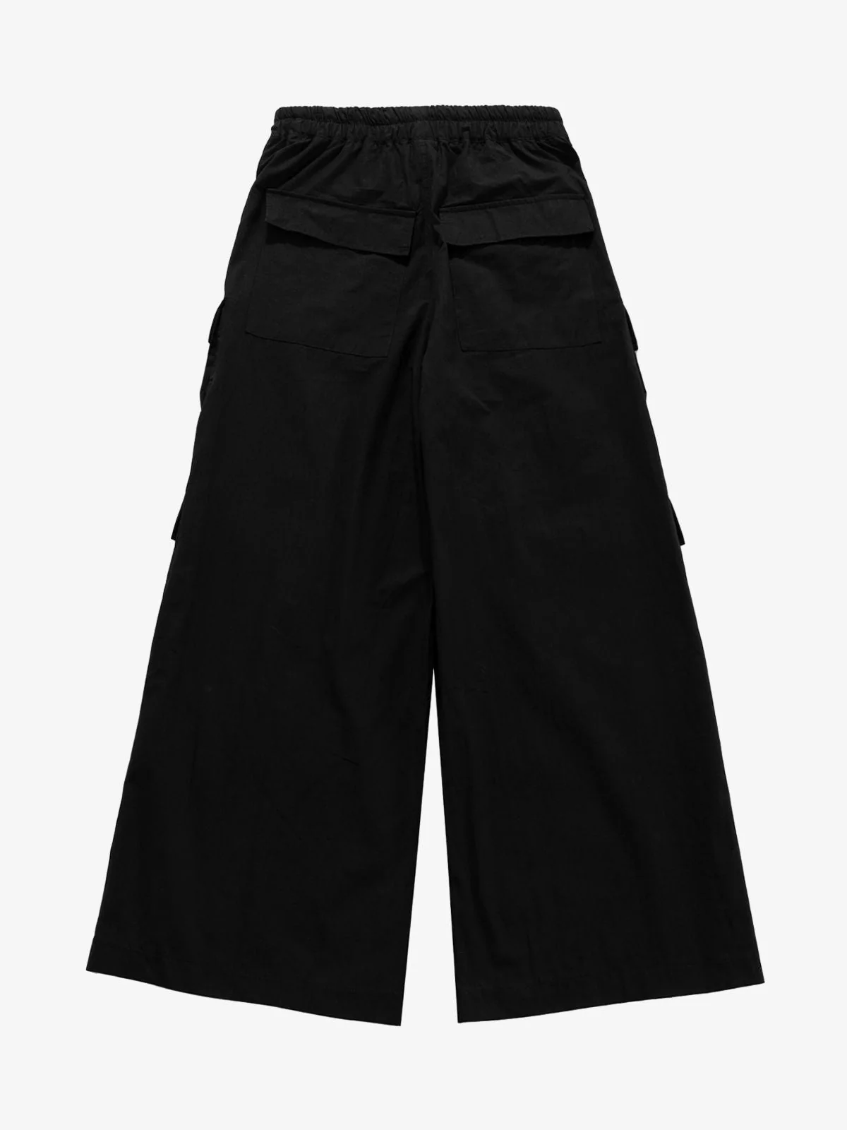 Woven Multi-Pocket Baggy Flared Pants - 2321 - Image 14