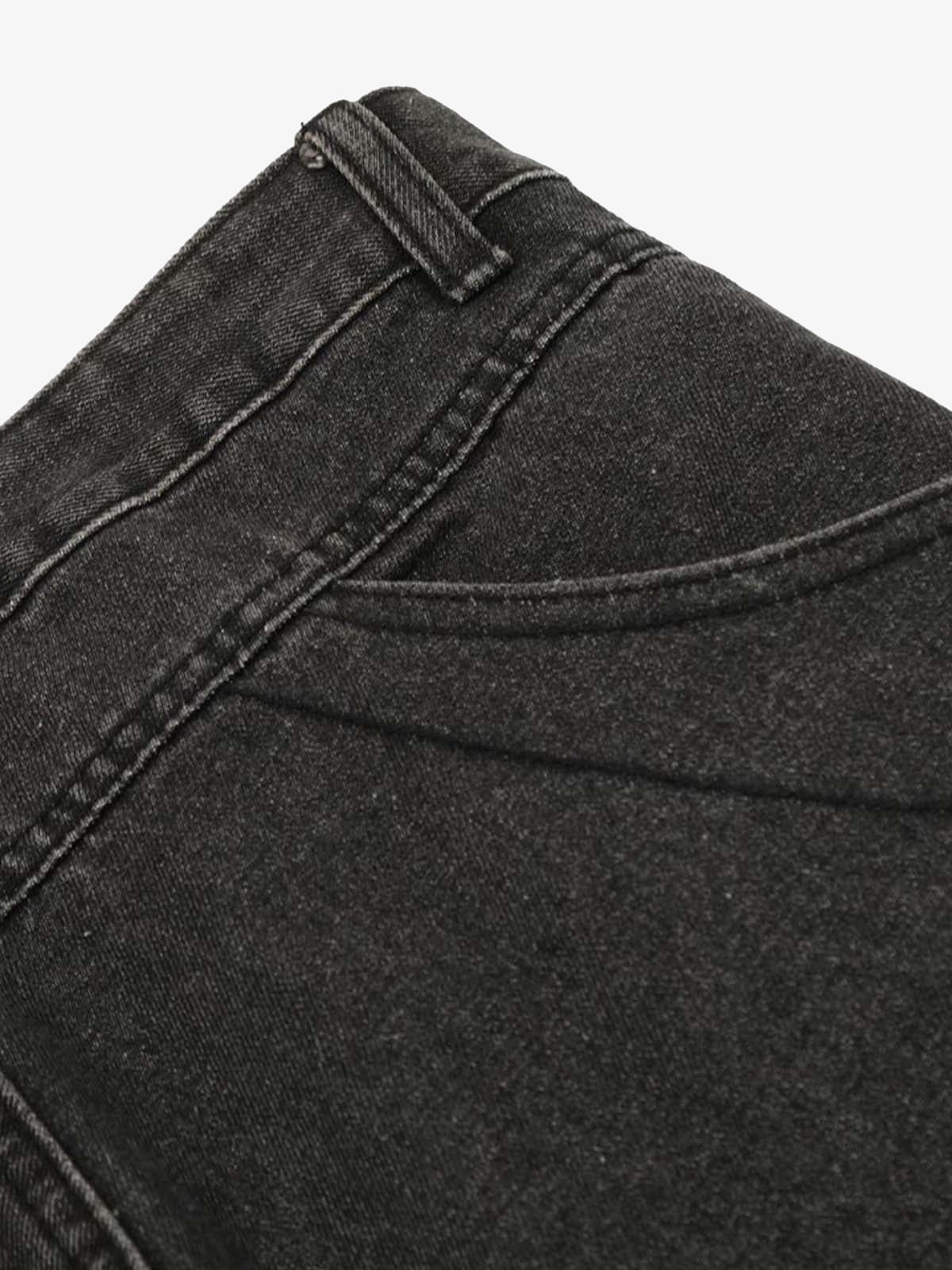 Washed Multi-Pocket Bootcut Jeans - Image 5