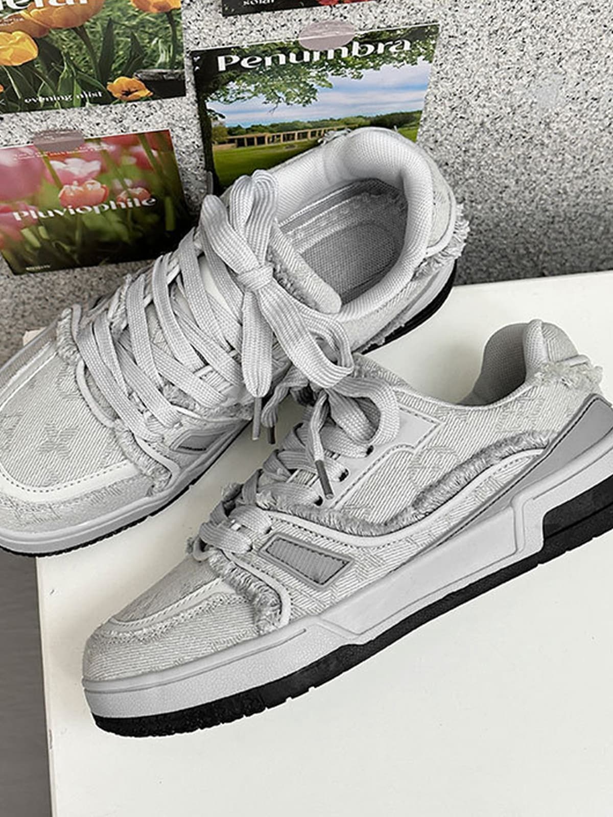 Thesupermade Retro Denim Sneakers - 2234 - Image 5