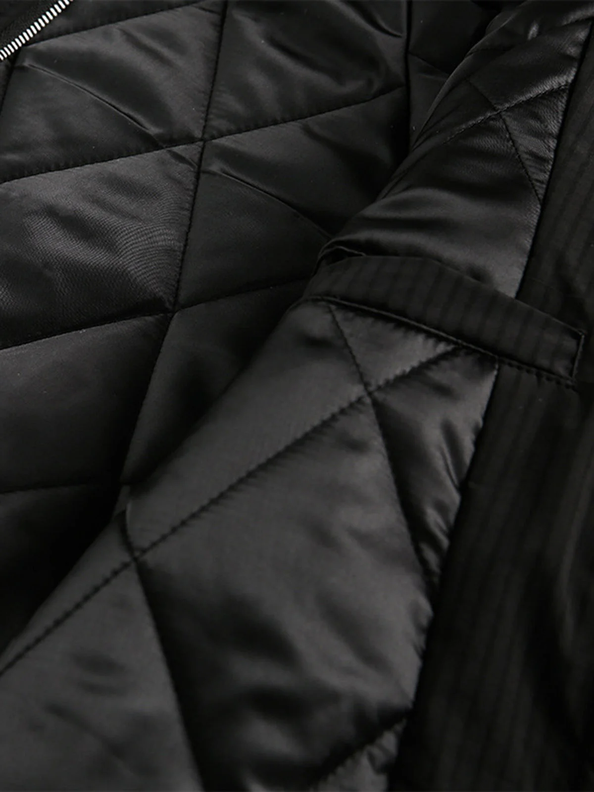 Retro Fur Hooded Fleece Bomber Jacket - 2478 - Image 6