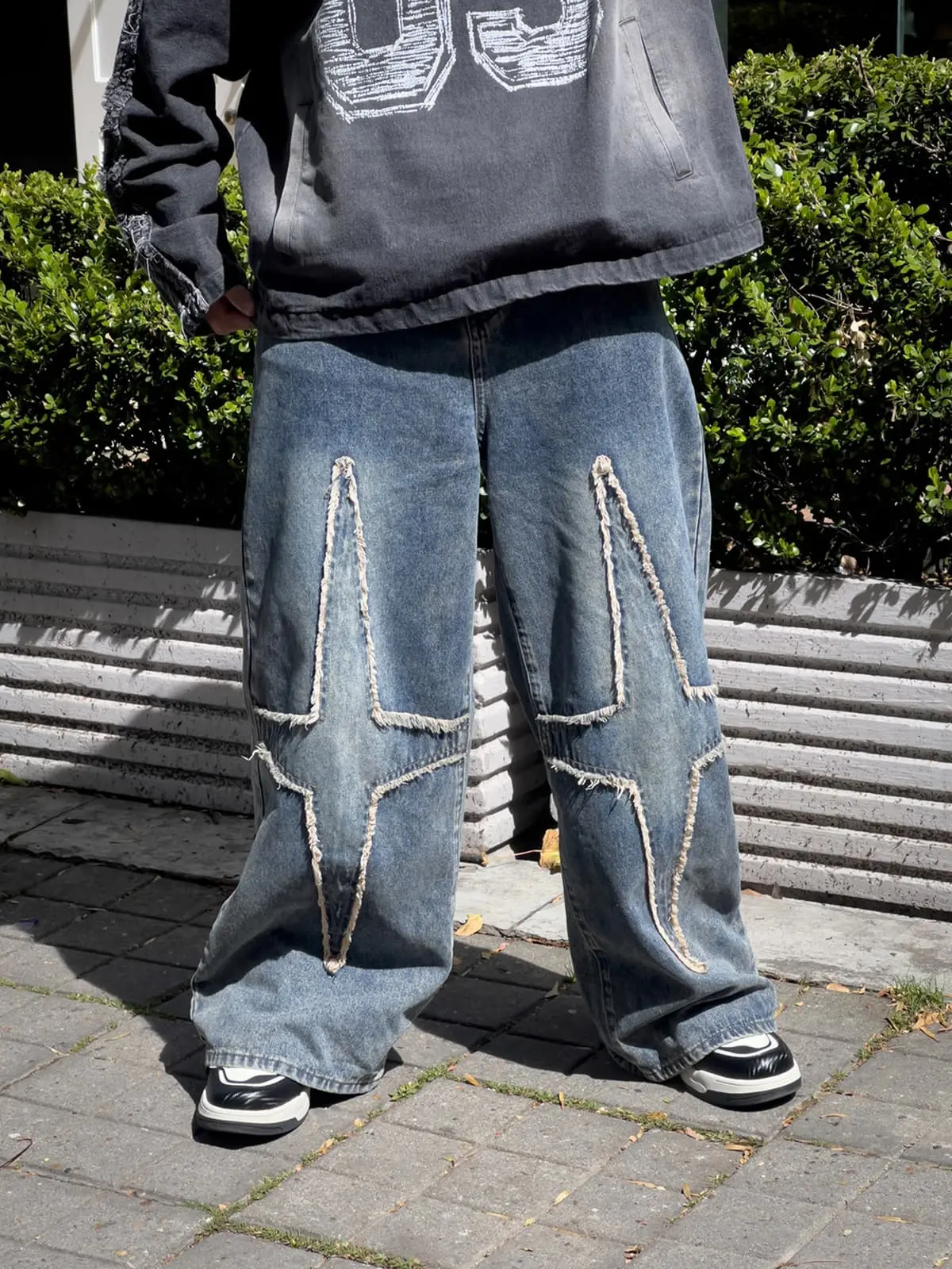 High Street Star Washed Jeans - 2150 - Image 12