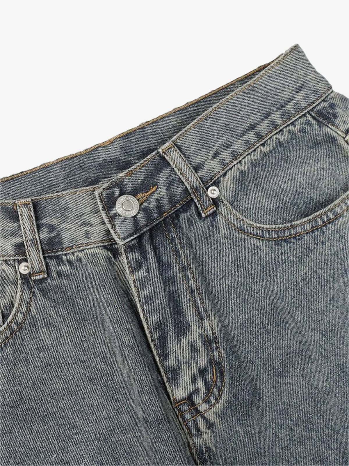 High Street Star Washed Jeans - 2150 - Image 13